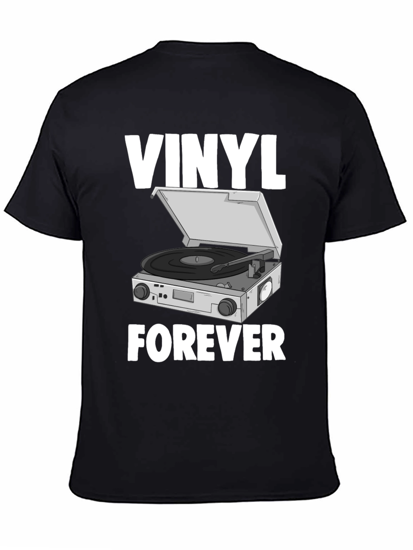 Vinyl Forever Graphic T-Shirt - Music Lover Tee