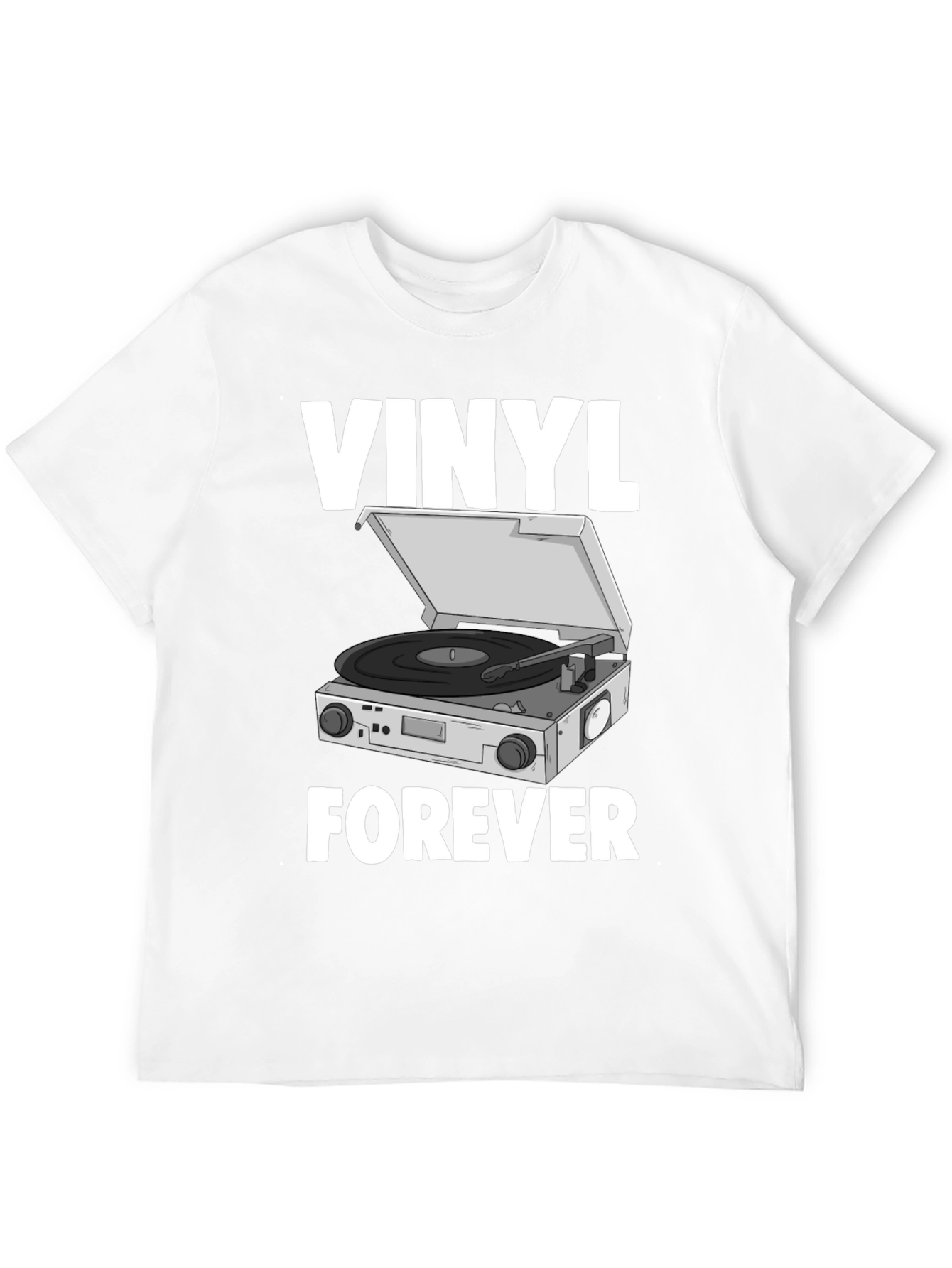 Vinyl Forever Graphic T-Shirt - Music Lover Tee