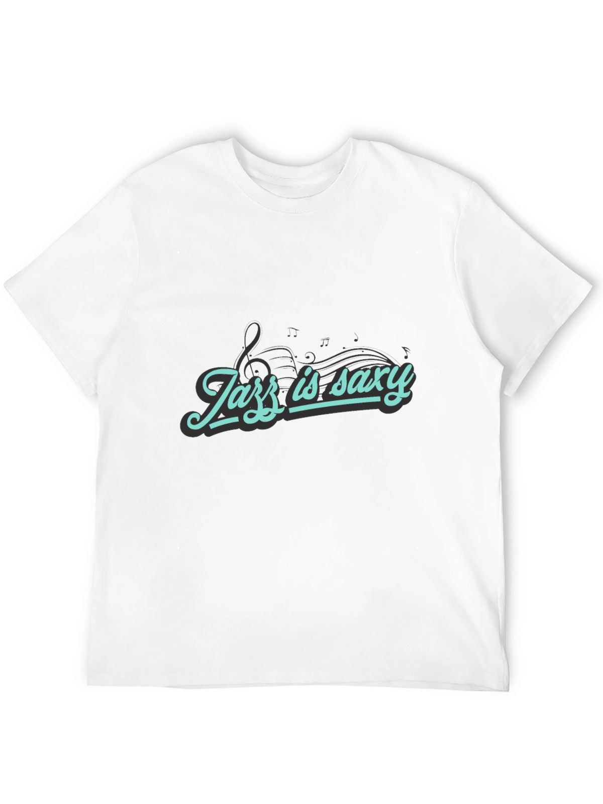 Jazz is Saxy Black T-Shirt