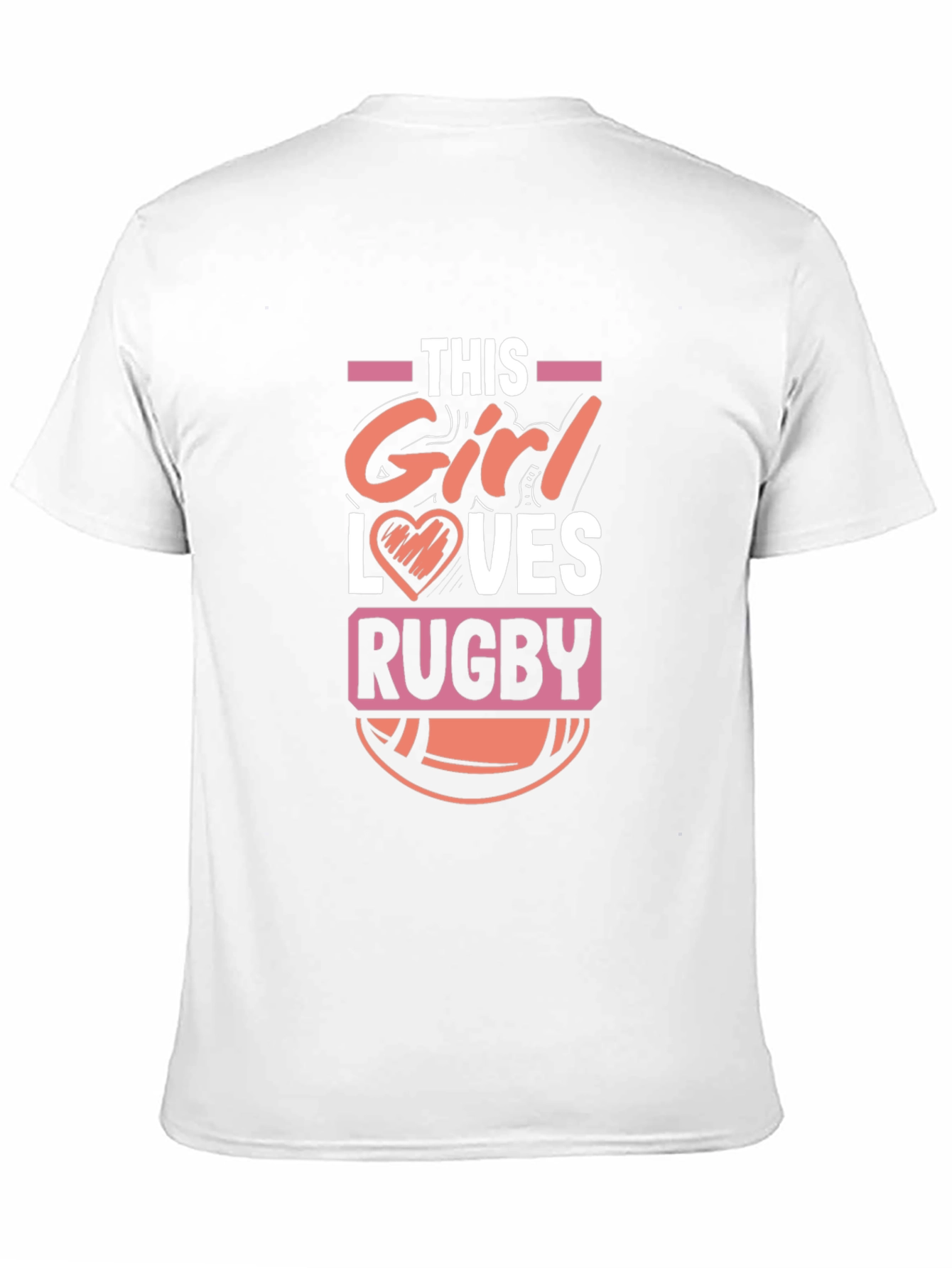 This Girl Loves Rugby T-Shirt - Black
