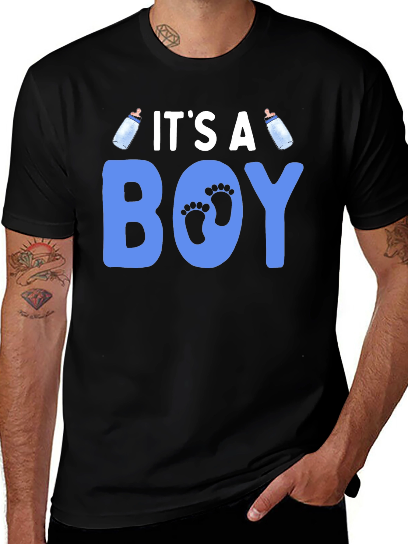 Its A Boy Baby Announcement T-Shirt