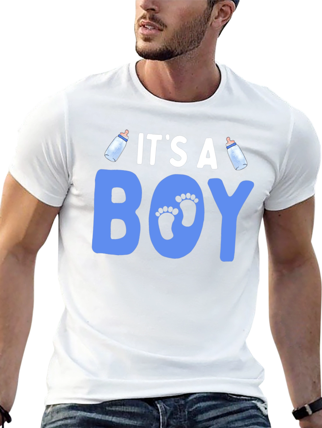 Its A Boy Baby Announcement T-Shirt