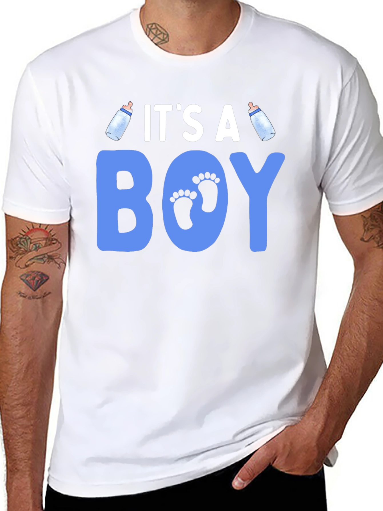Its A Boy Baby Announcement T-Shirt