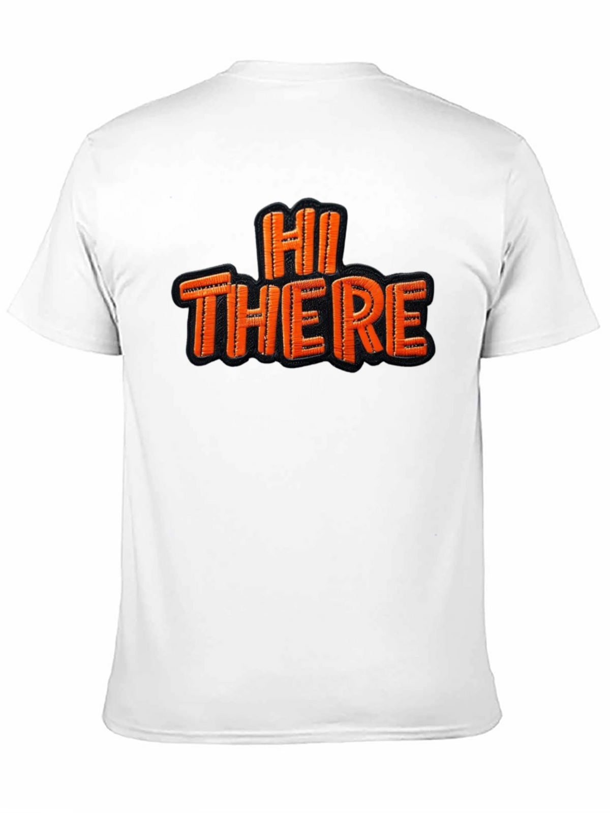 Hi There Graphic Tee - Classic Black Cotton T-Shirt