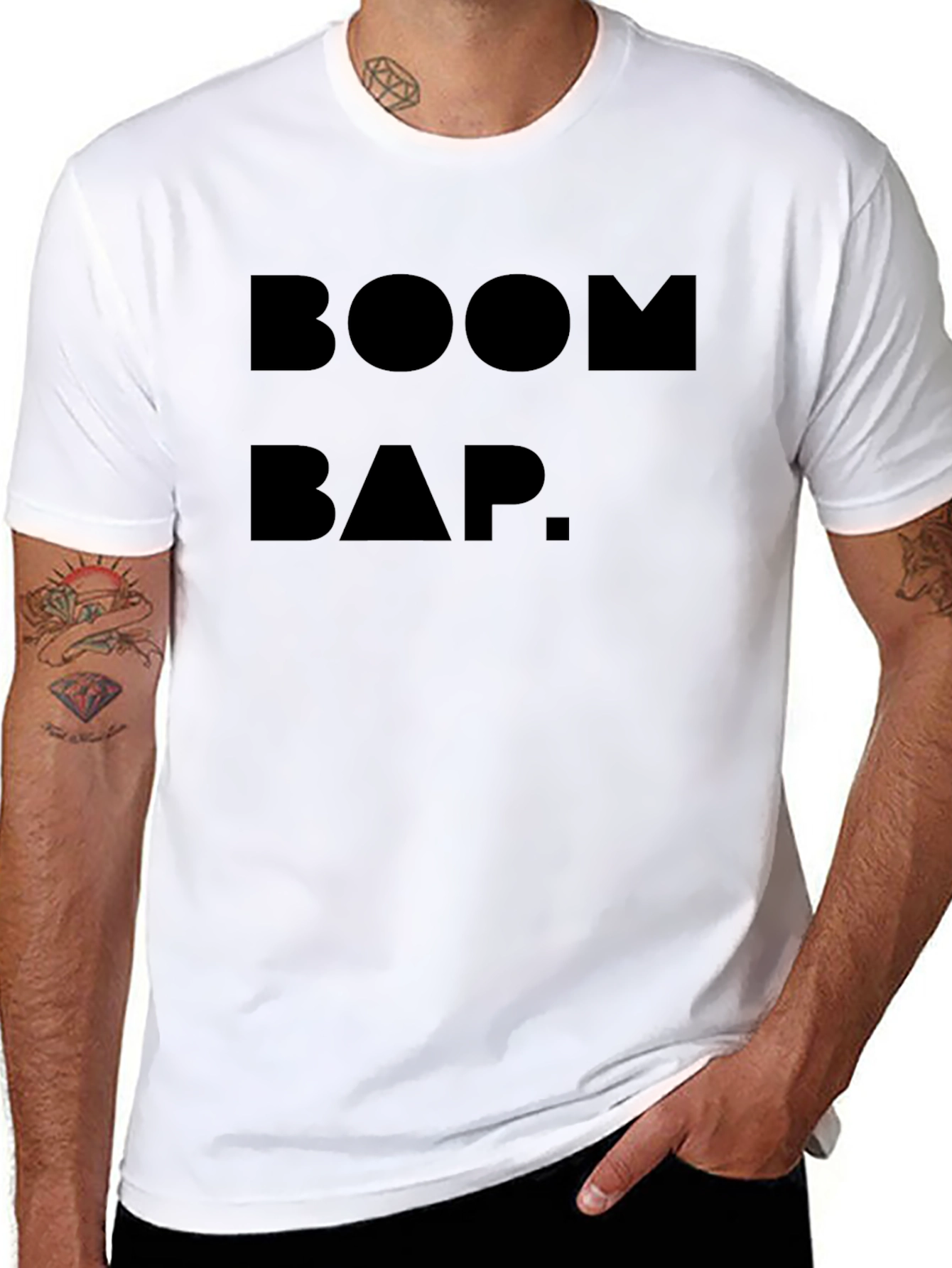 Boom Bap Graphic Black T-Shirt