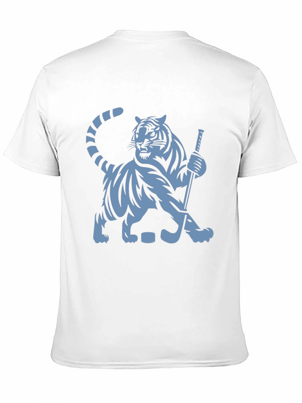 Hockey Tiger Graphic T-Shirt - Black