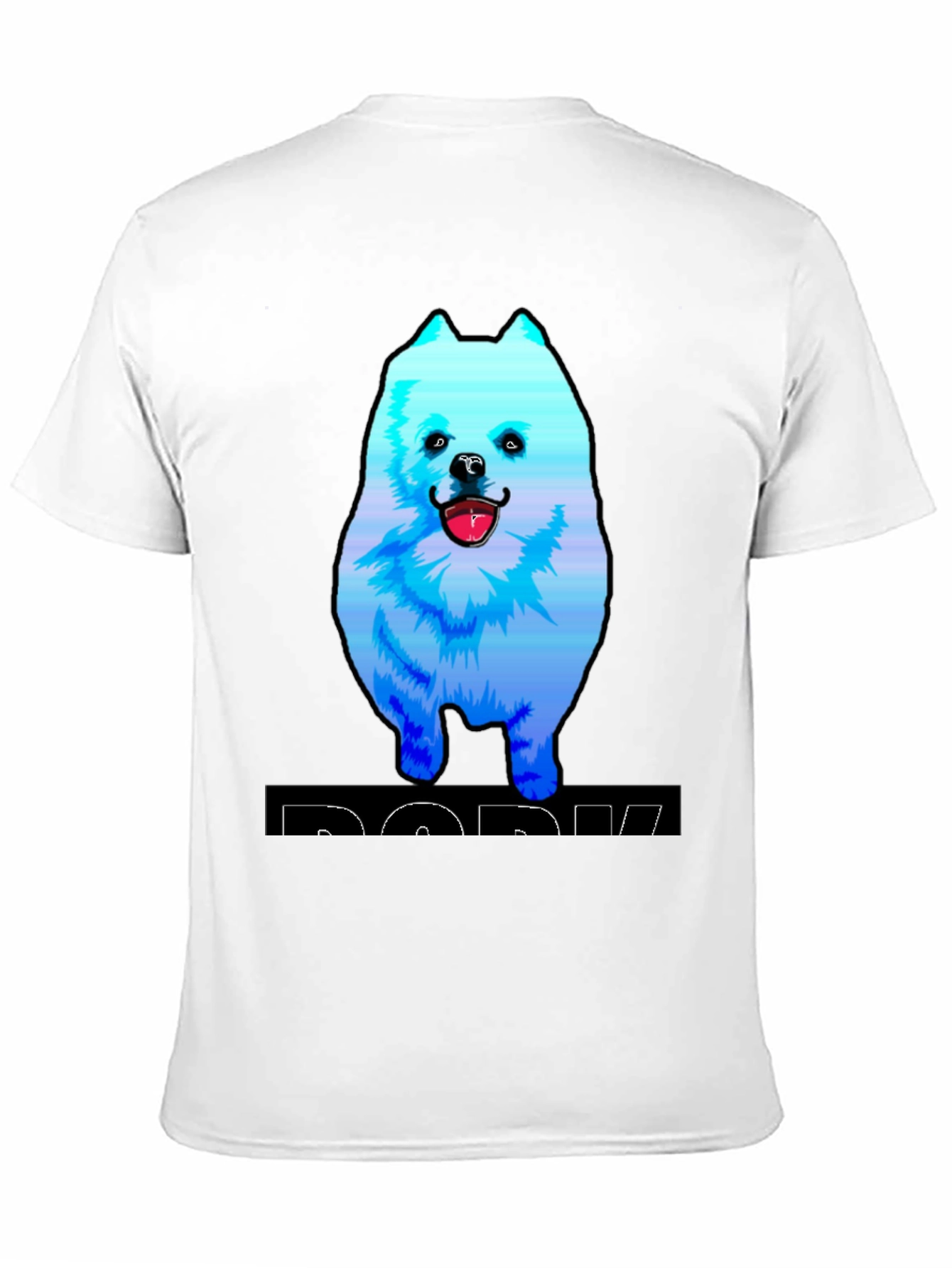 Dog Graphic T-Shirt - Trendy Black Cotton Tee