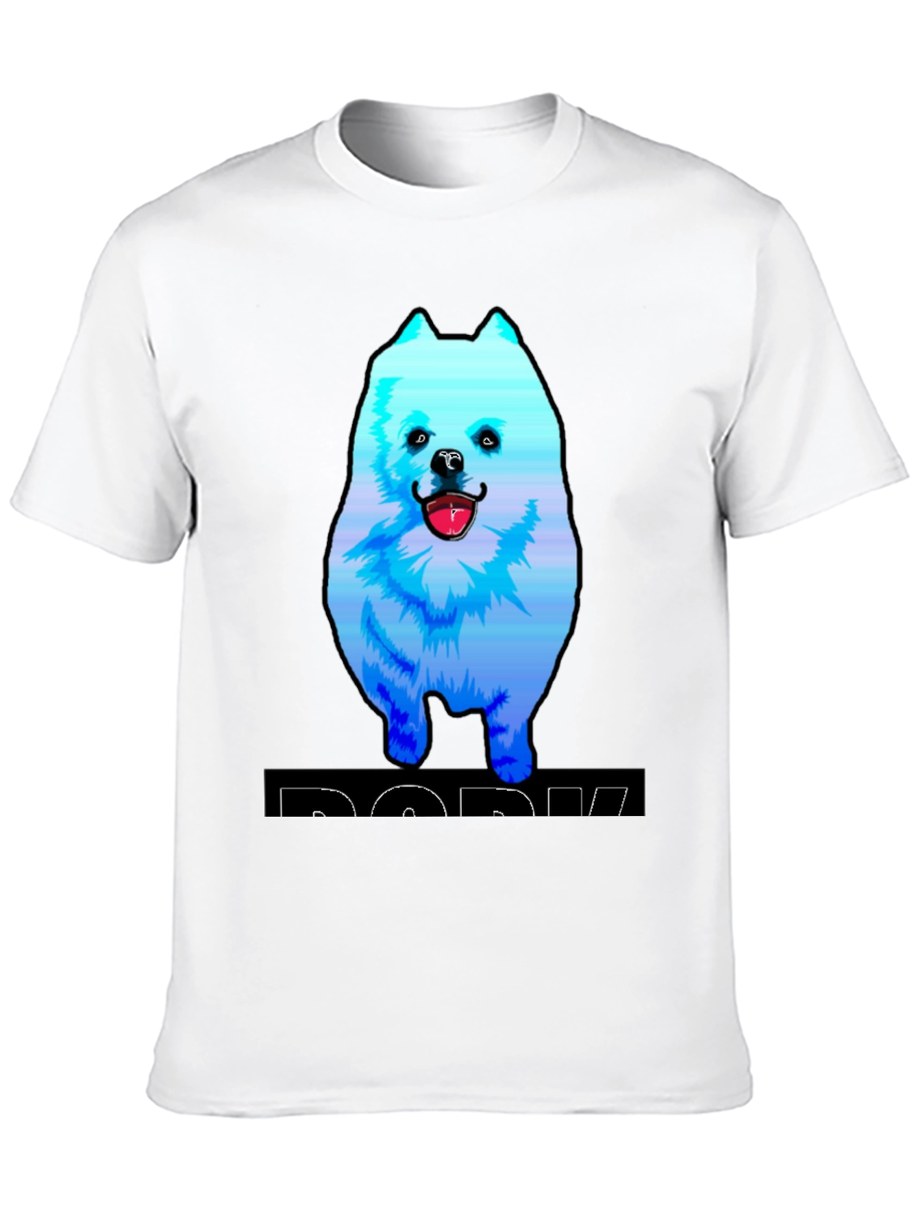 Dog Graphic T-Shirt - Trendy Black Cotton Tee