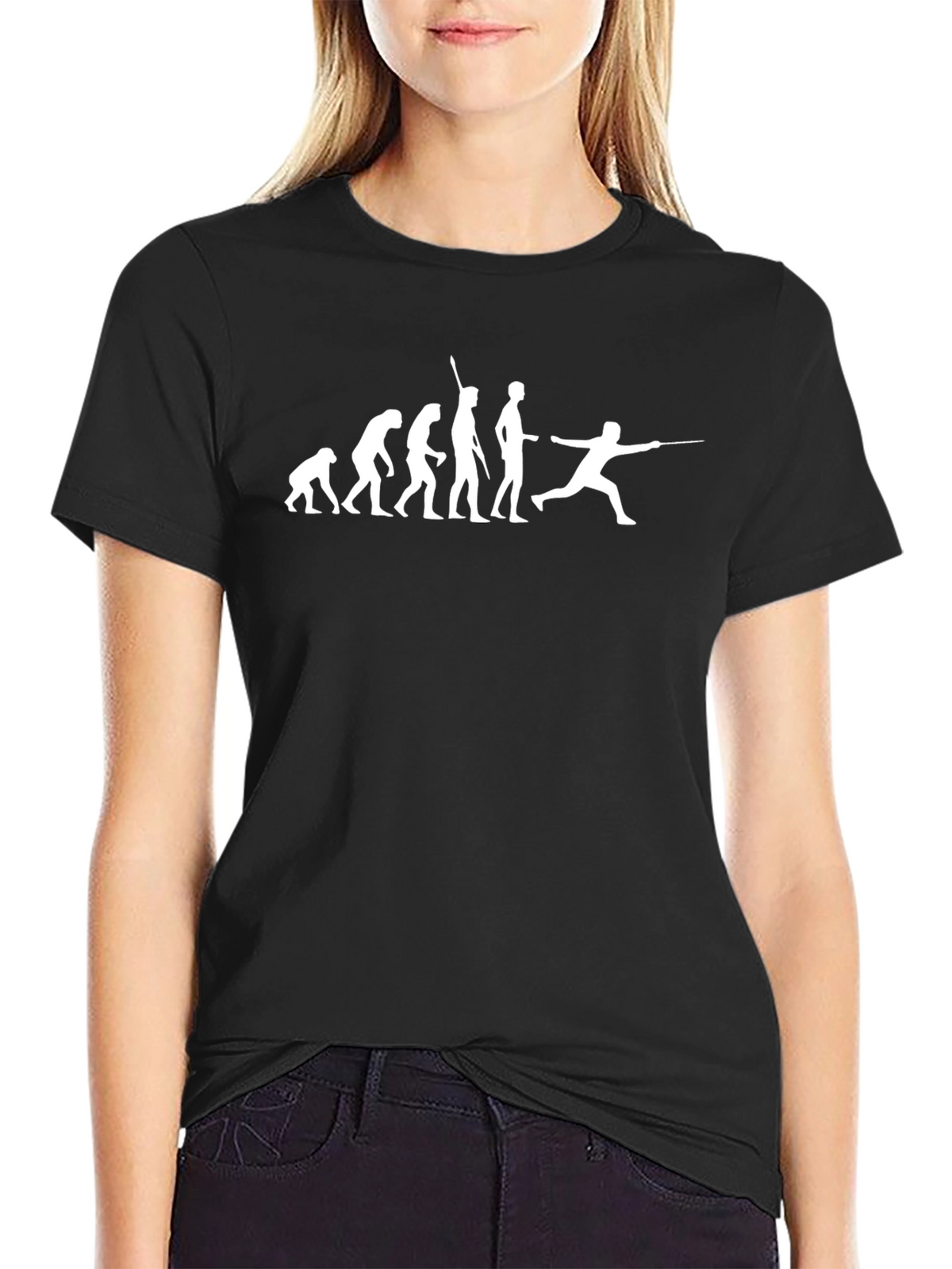 Fencing Evolution T-Shirt - Funny Fencer Tee
