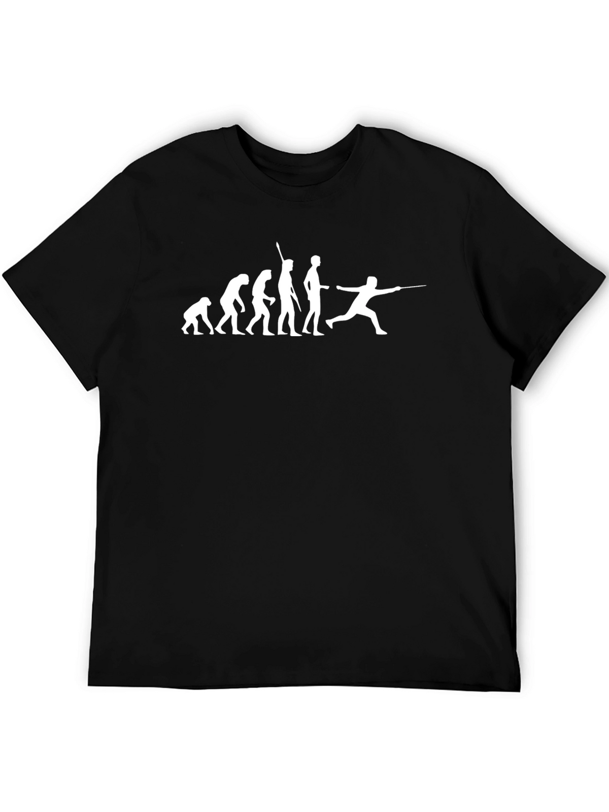 Fencing Evolution T-Shirt - Funny Fencer Tee