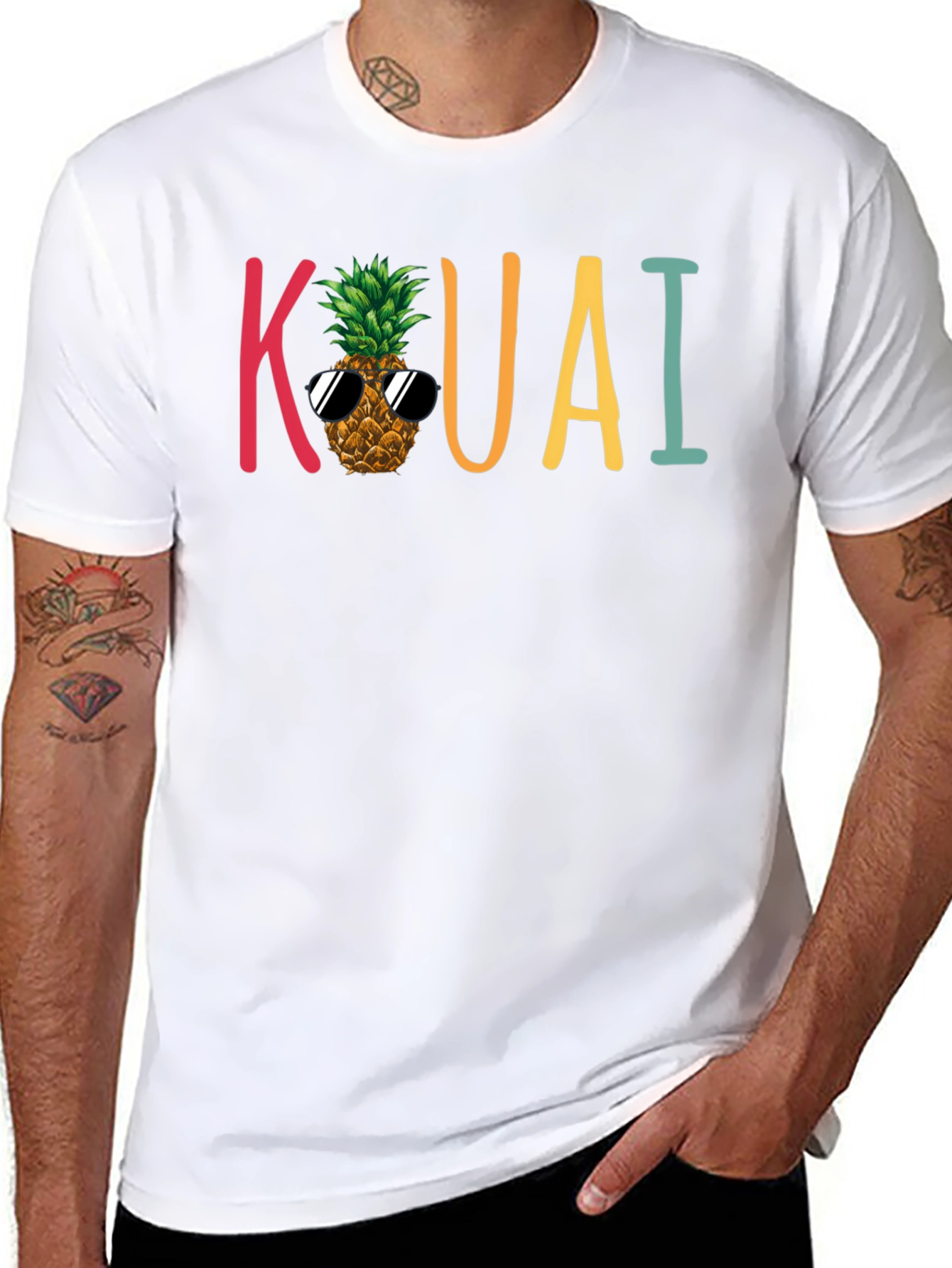 Kauai Pineapple Sunglasses T-Shirt