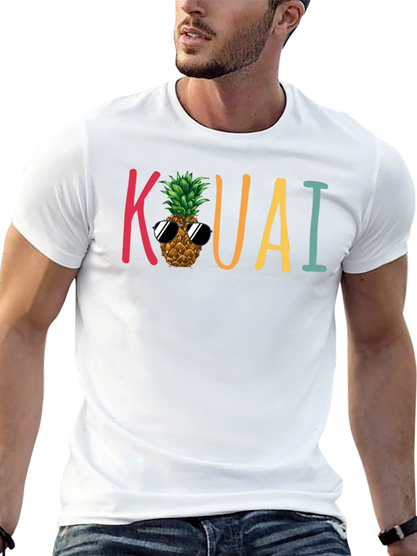 Kauai Pineapple Sunglasses T-Shirt