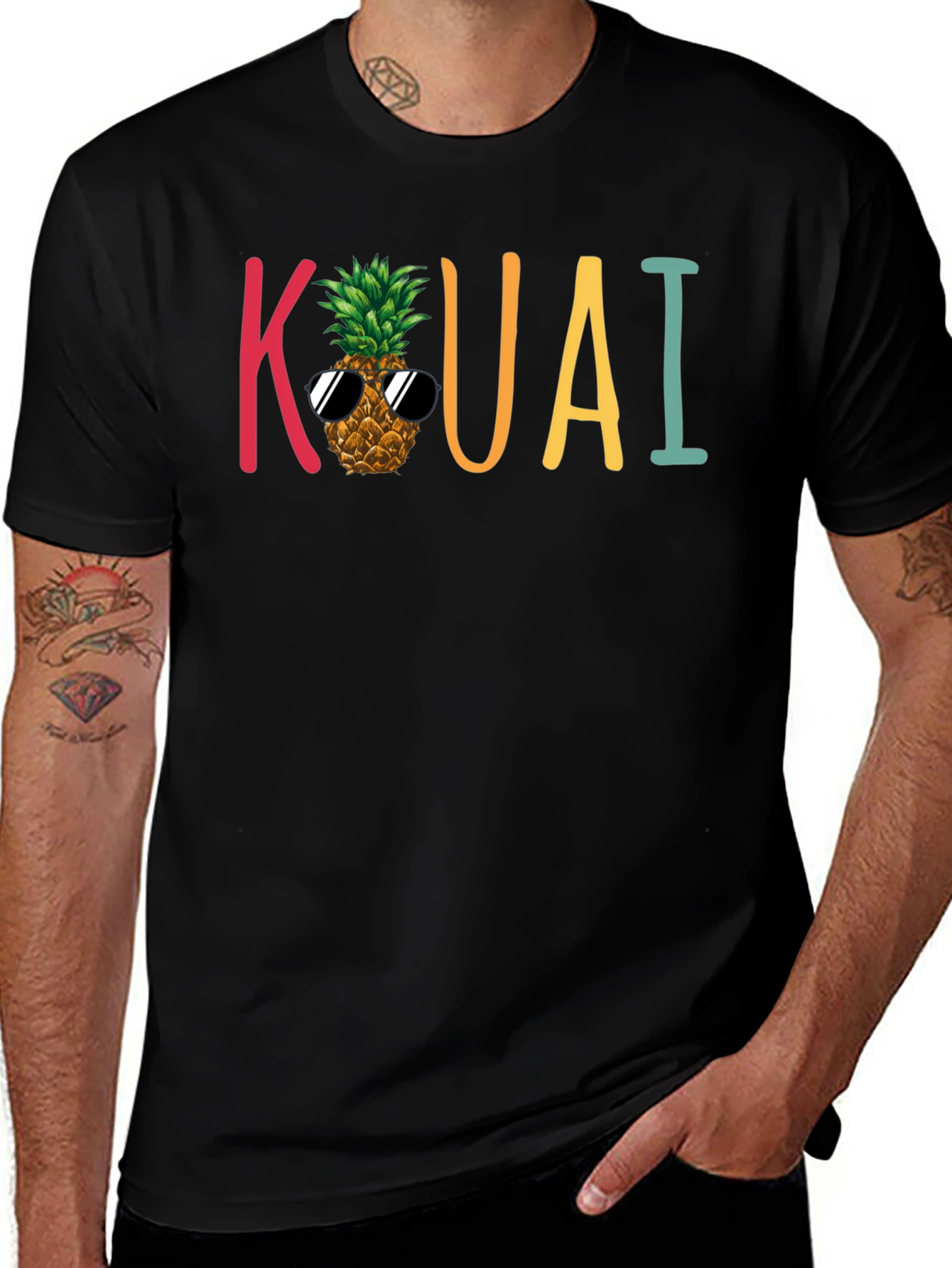 Kauai Pineapple Sunglasses T-Shirt