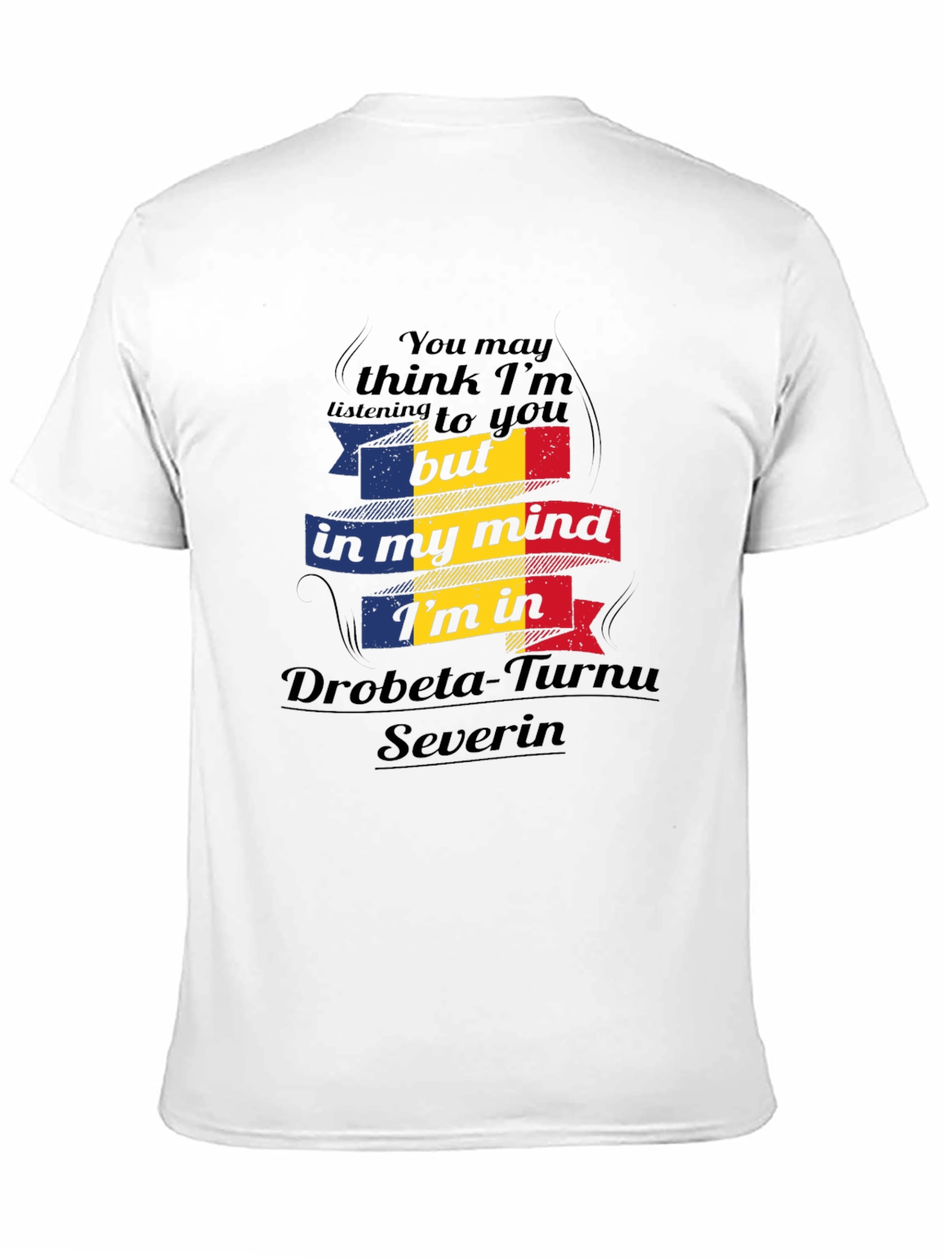 Romania Mind T-Shirt Drobeta-Turnu Severin Black Tee