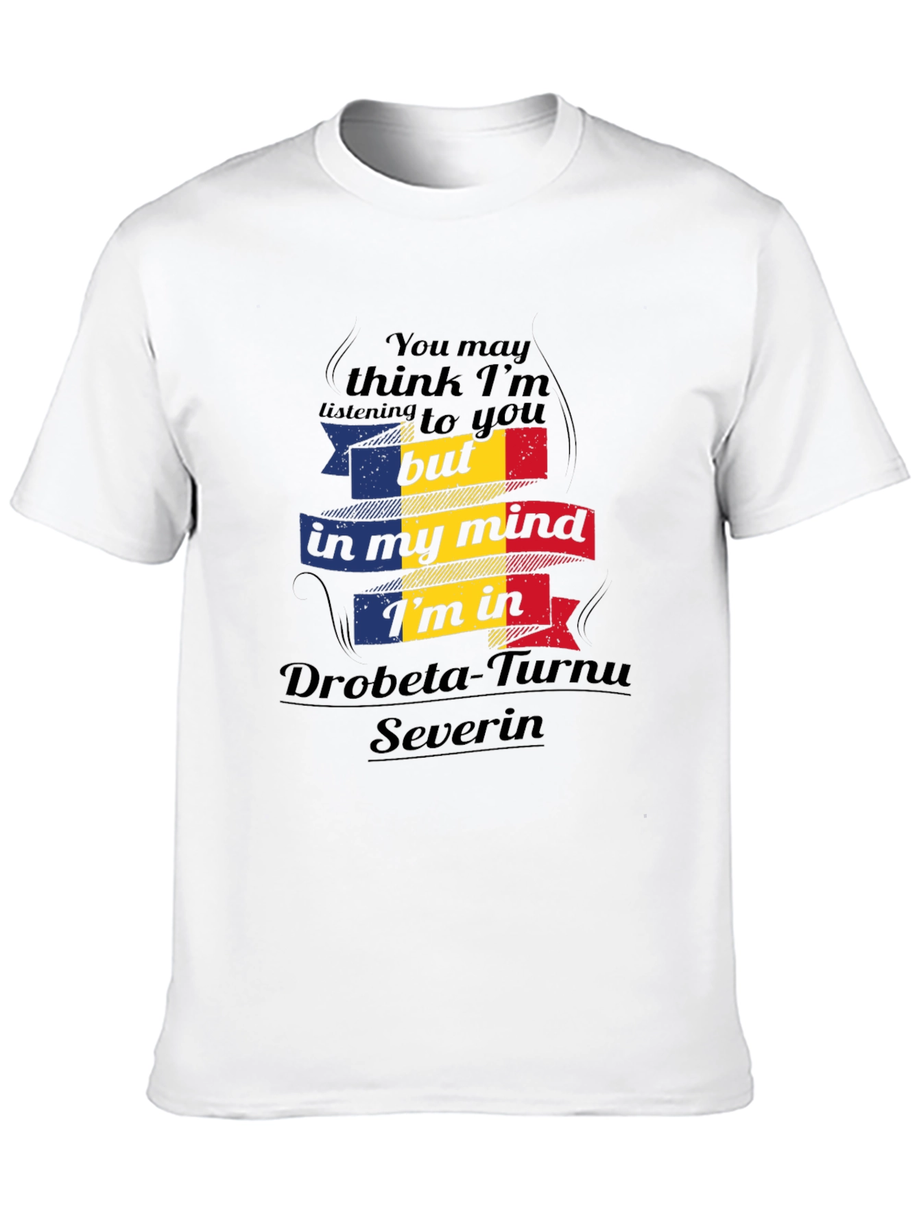 Romania Mind T-Shirt Drobeta-Turnu Severin Black Tee