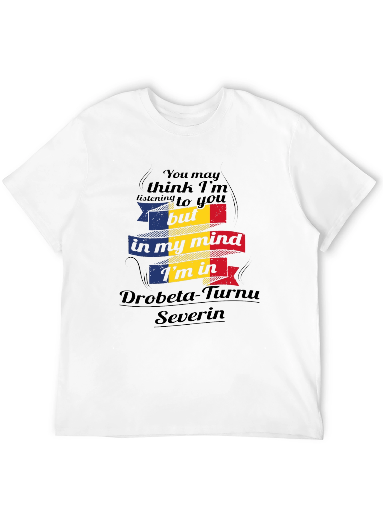 Romania Mind T-Shirt Drobeta-Turnu Severin Black Tee