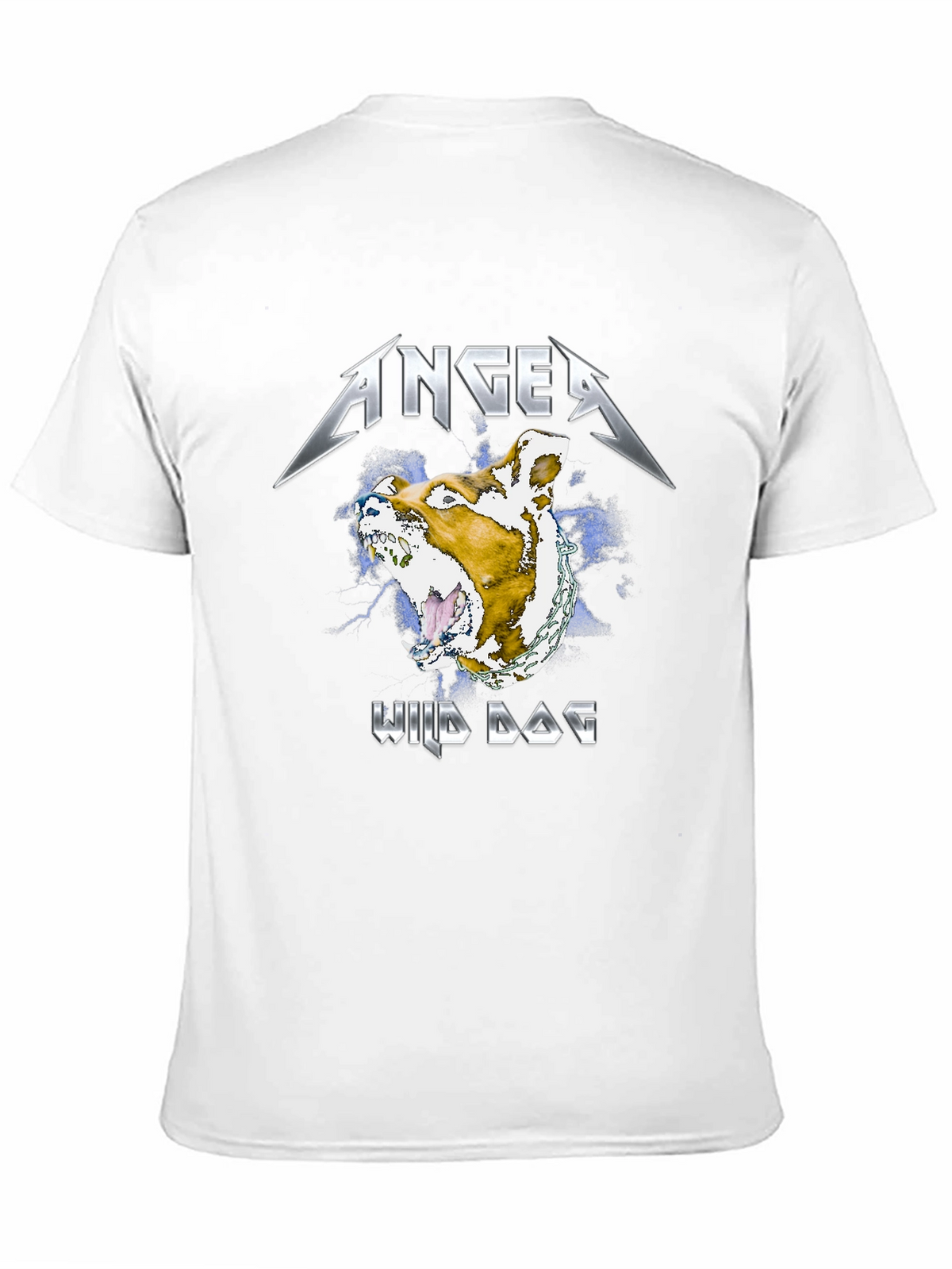 Anger Wild Dog Graphic T-Shirt