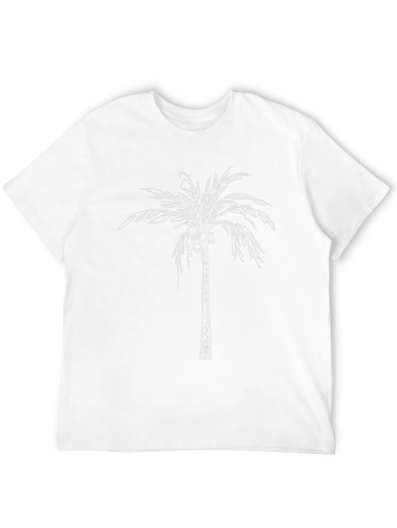 Palm Tree Graphic Tee - Black