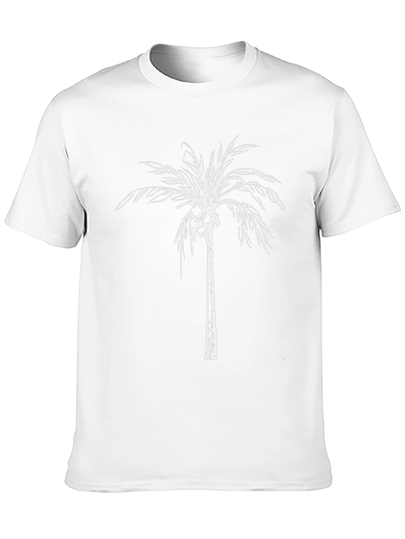 Palm Tree Graphic Tee - Black