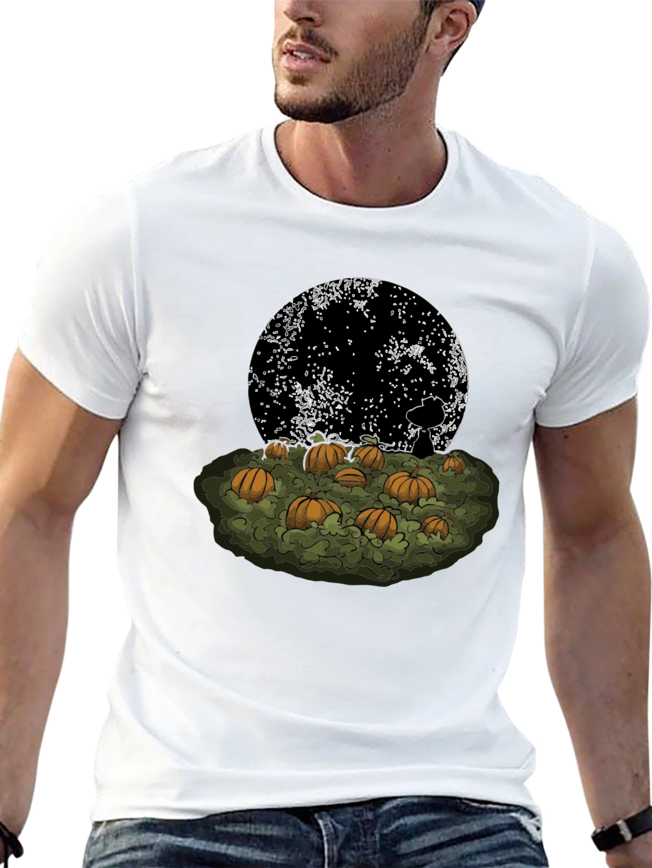 Snoopy Halloween Pumpkin Patch T-Shirt