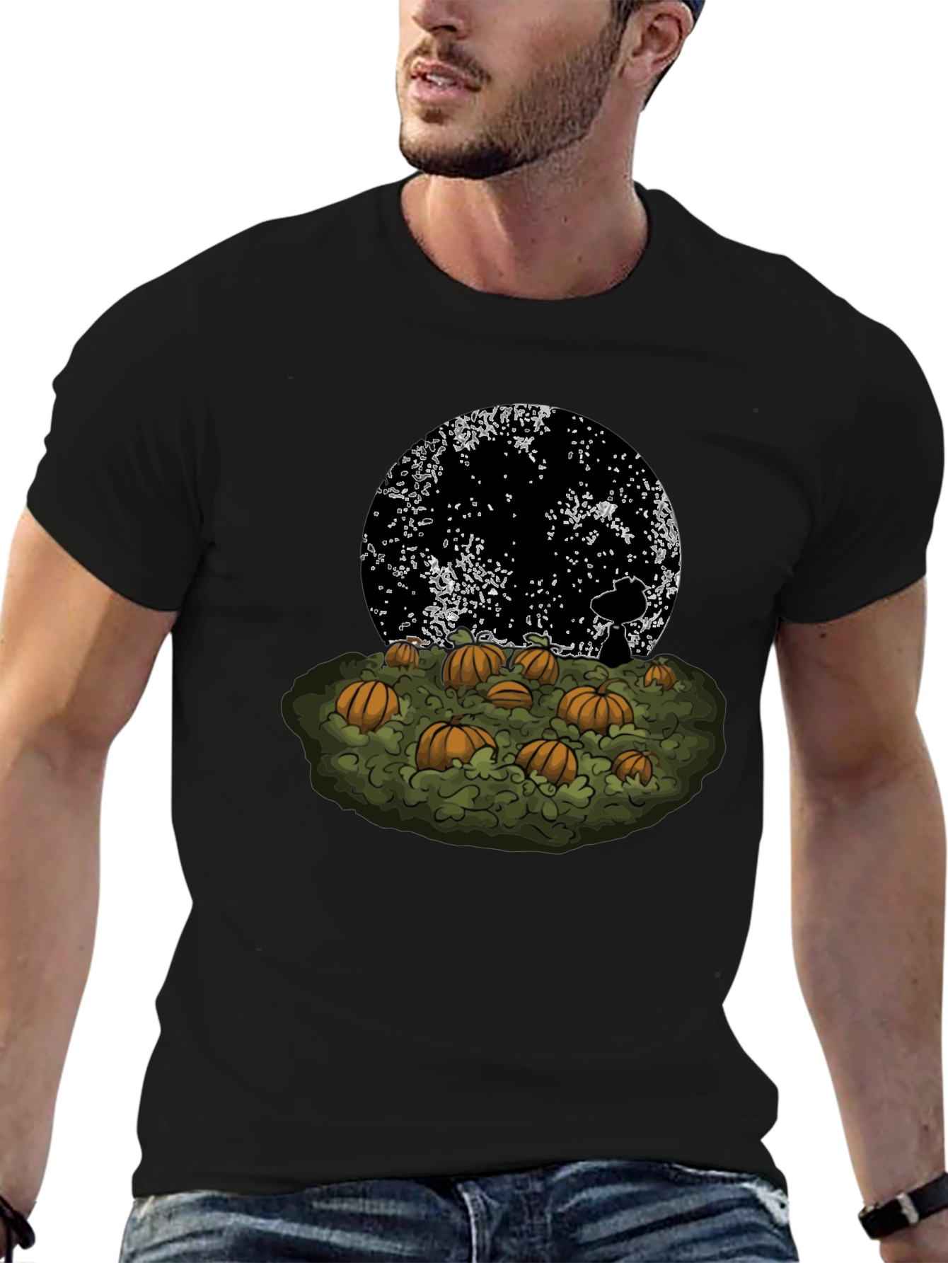 Snoopy Halloween Pumpkin Patch T-Shirt