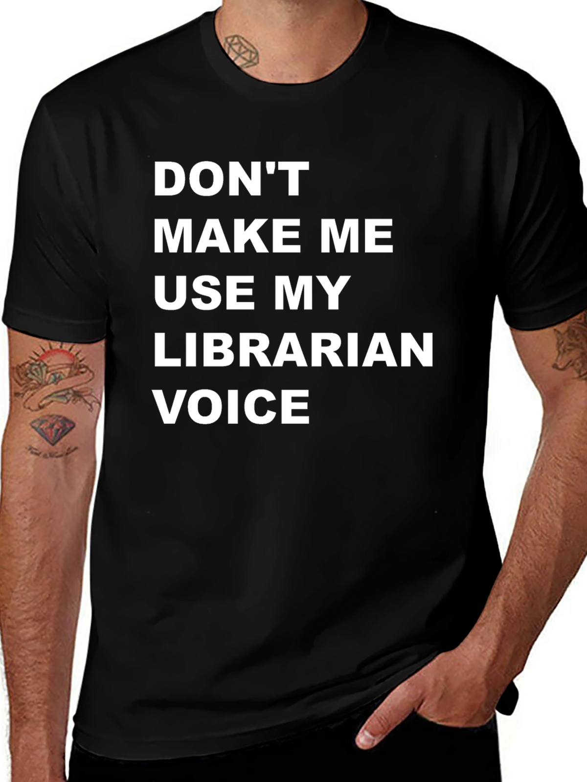 Librarian Voice Graphic T-Shirt