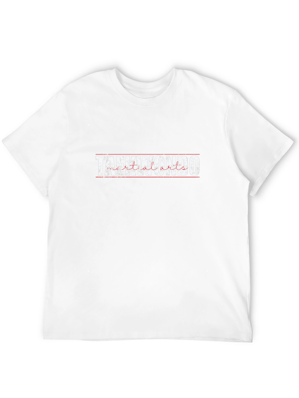 Taekwondo T-Shirt - Black Graphic Print