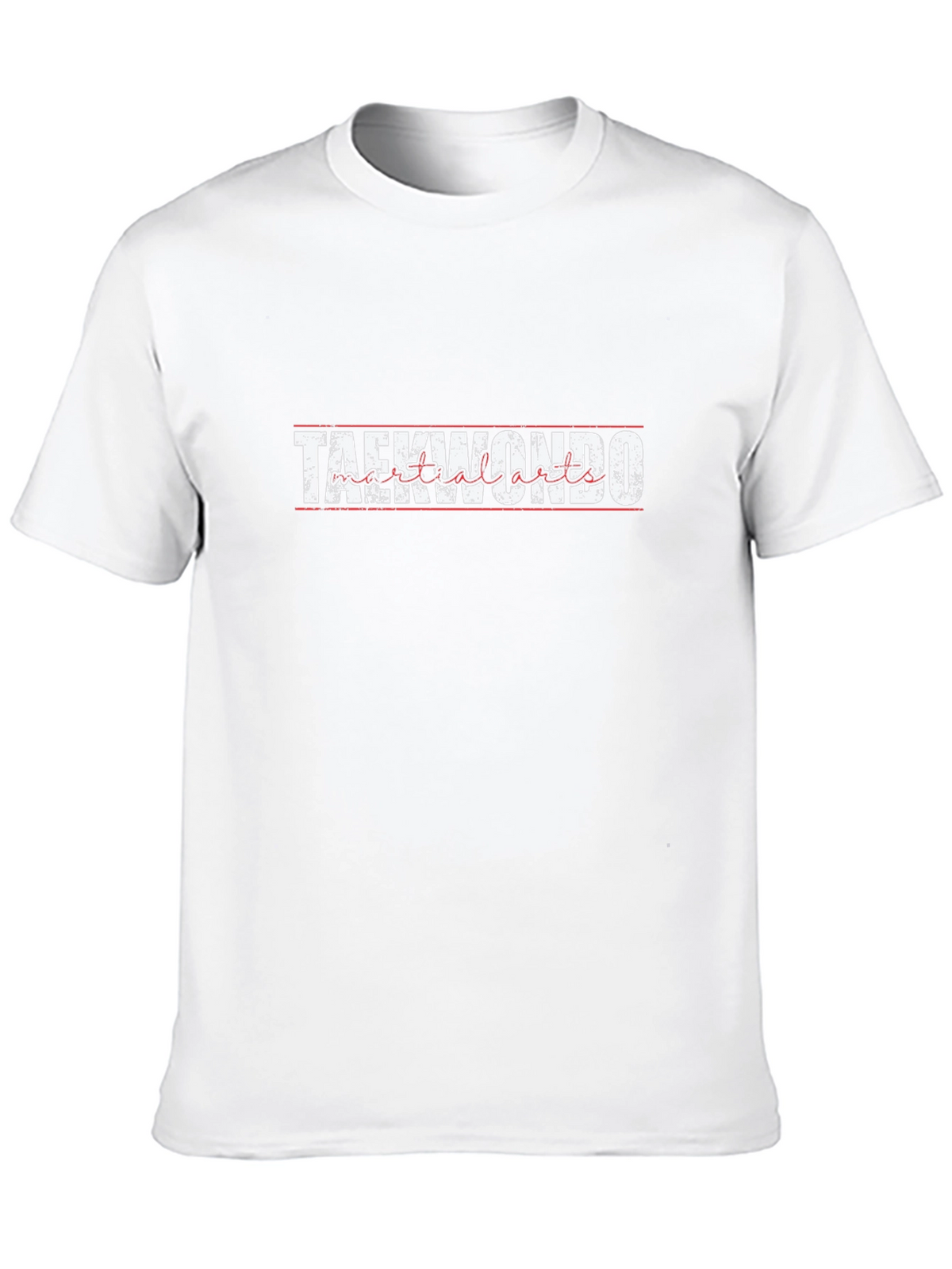 Taekwondo T-Shirt - Black Graphic Print