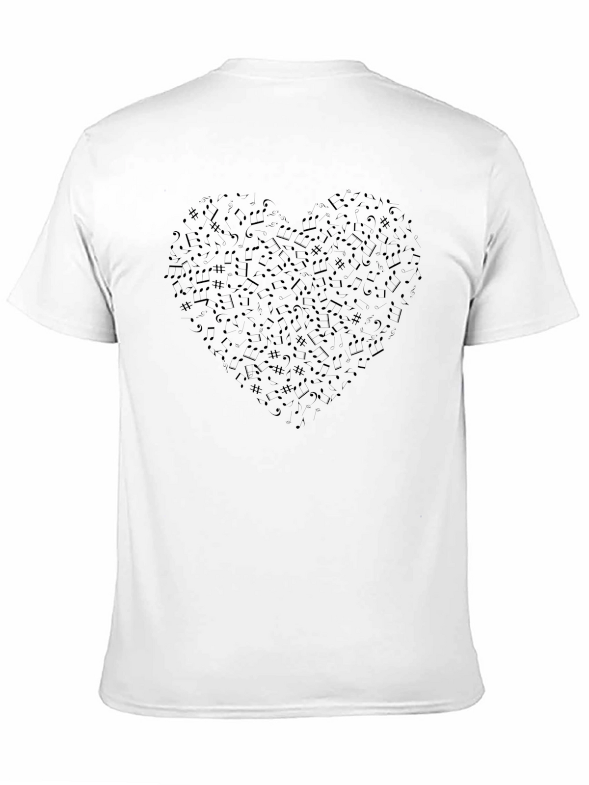 Music Heart T-Shirt - Stylish & Unique Design