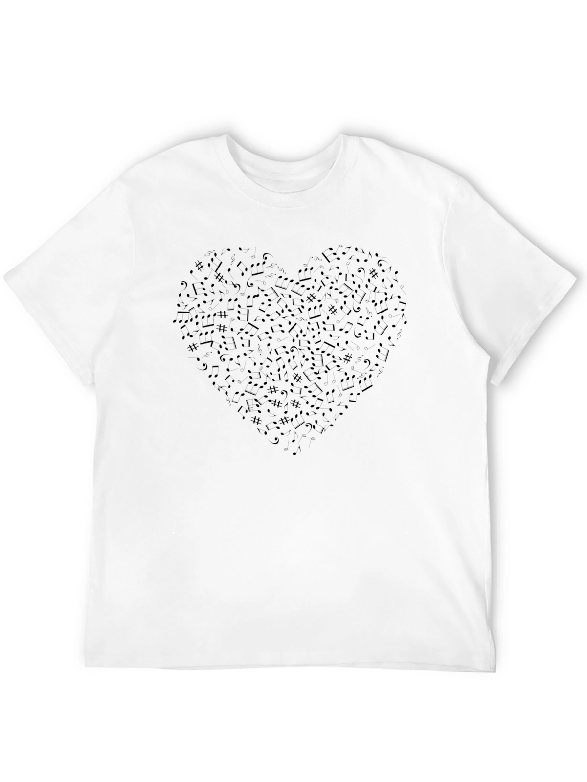 Music Heart T-Shirt - Stylish & Unique Design