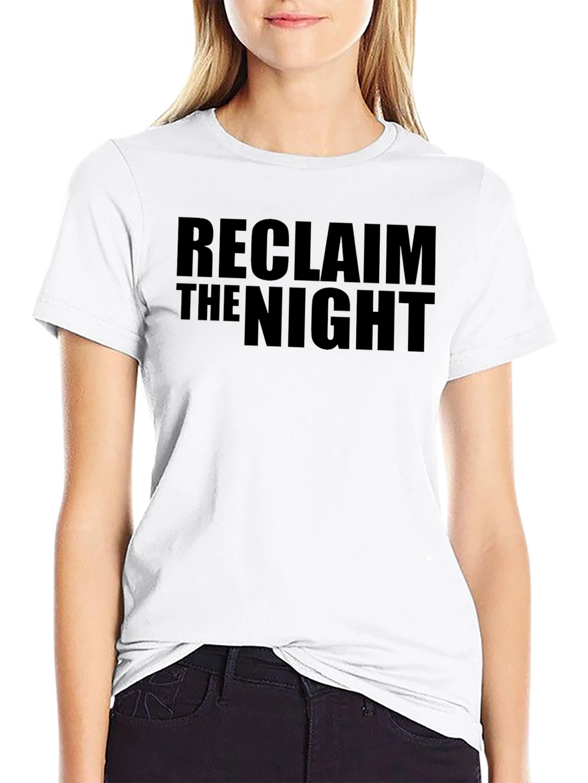 Reclaim The Night Graphic Tee - Black