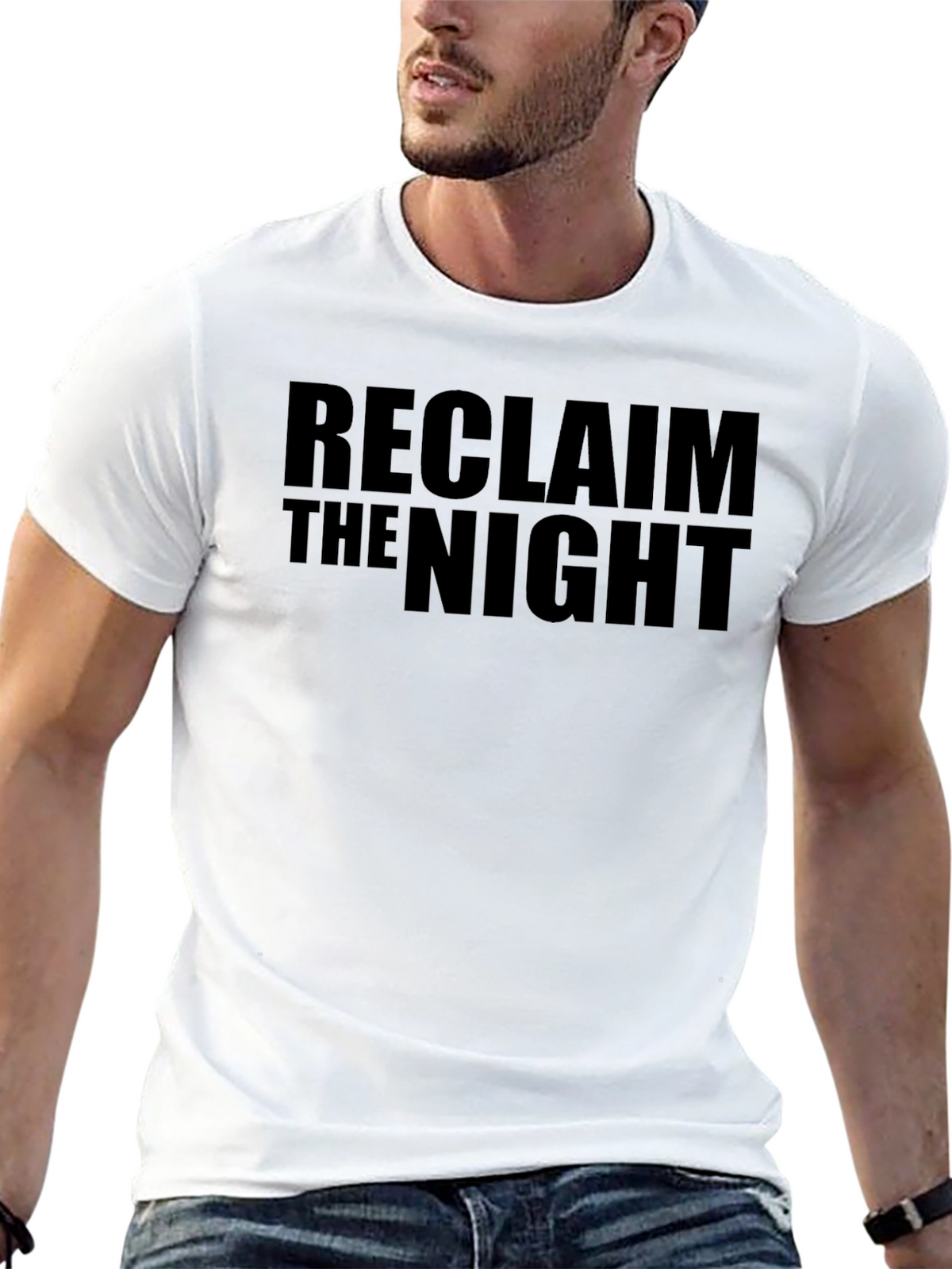Reclaim The Night Graphic Tee - Black