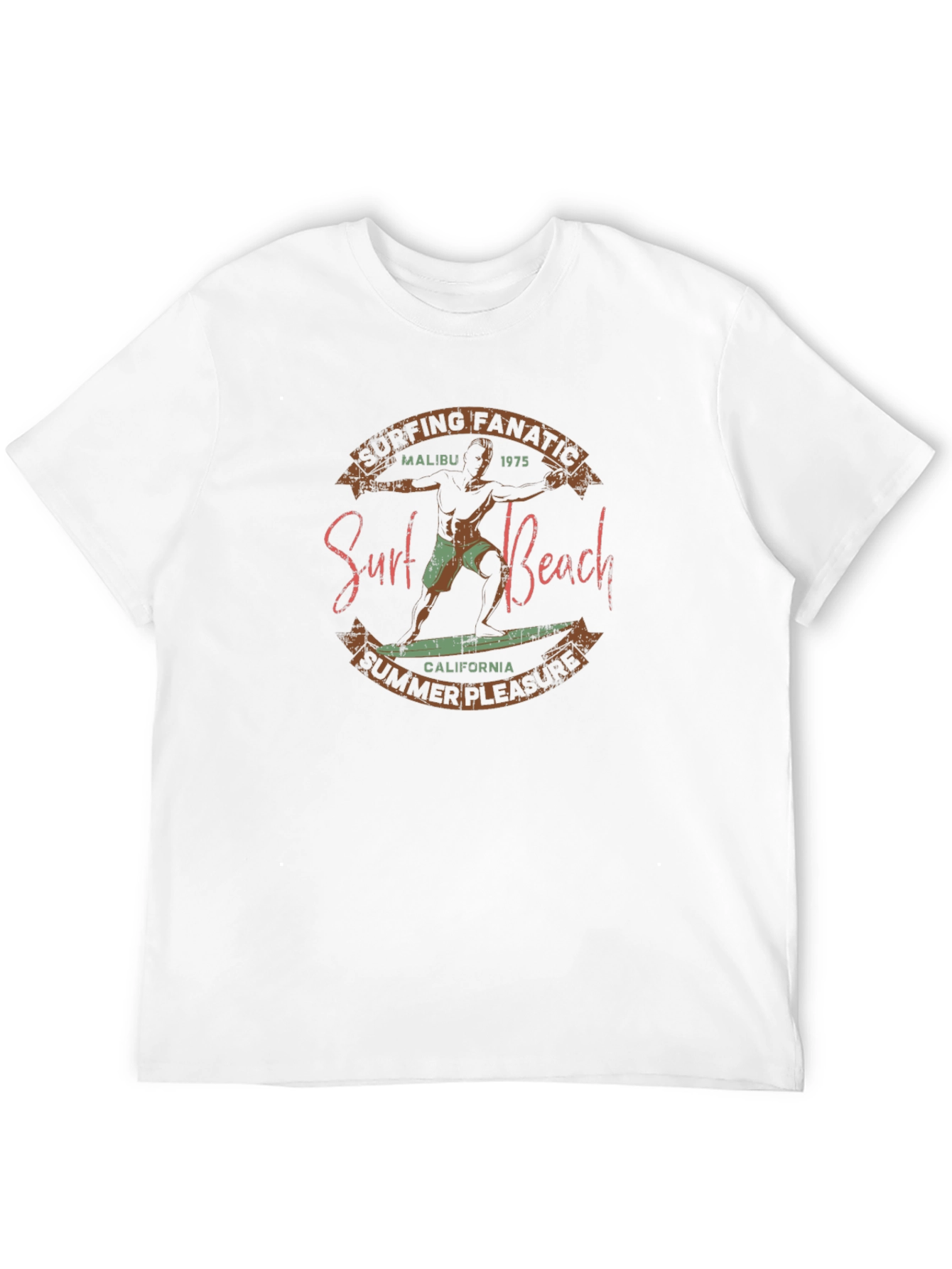 Surf Beach Graphic T-Shirt - Retro Style