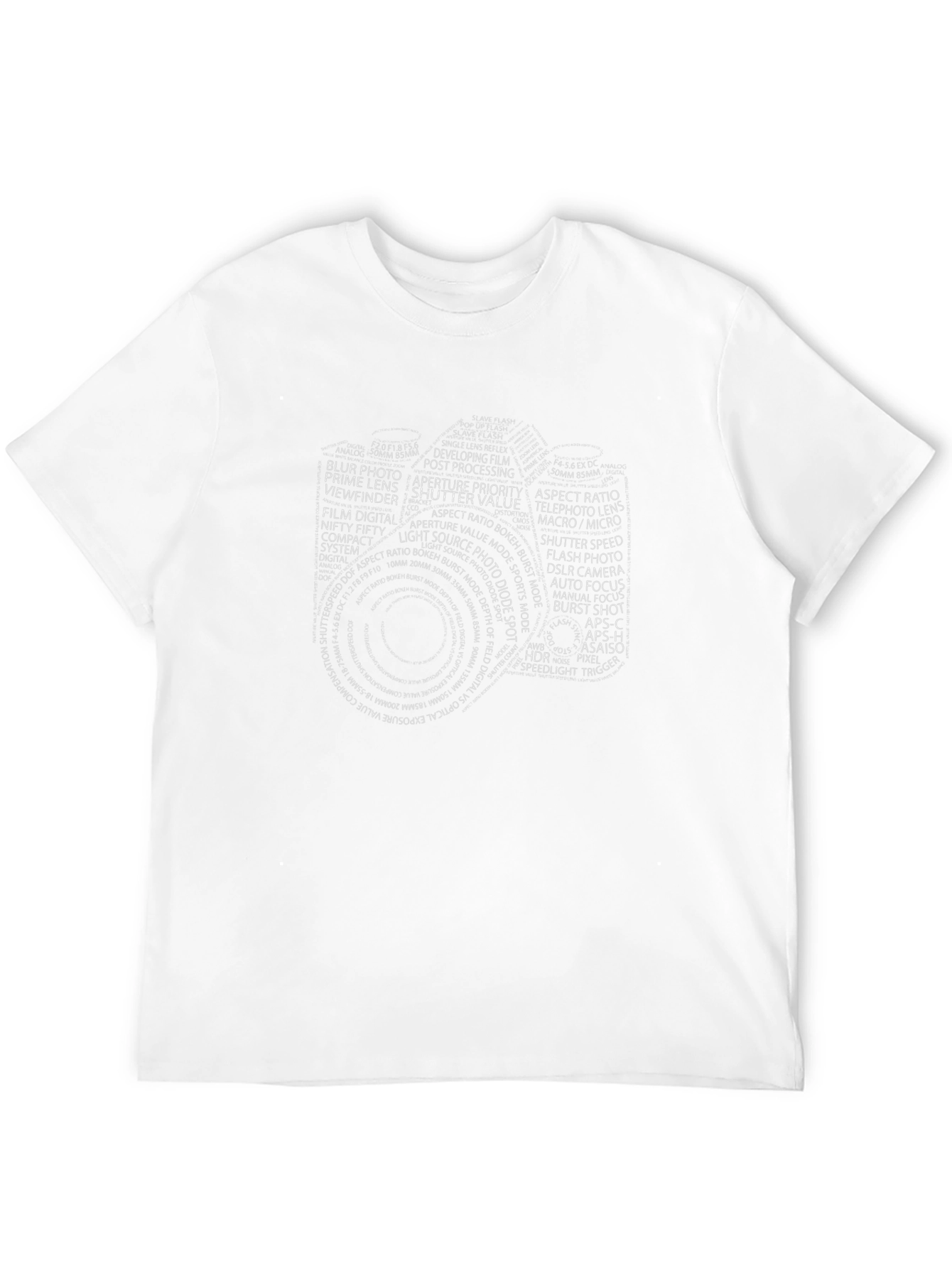 Camera Terminology Graphic Tee - Photographers Shirt