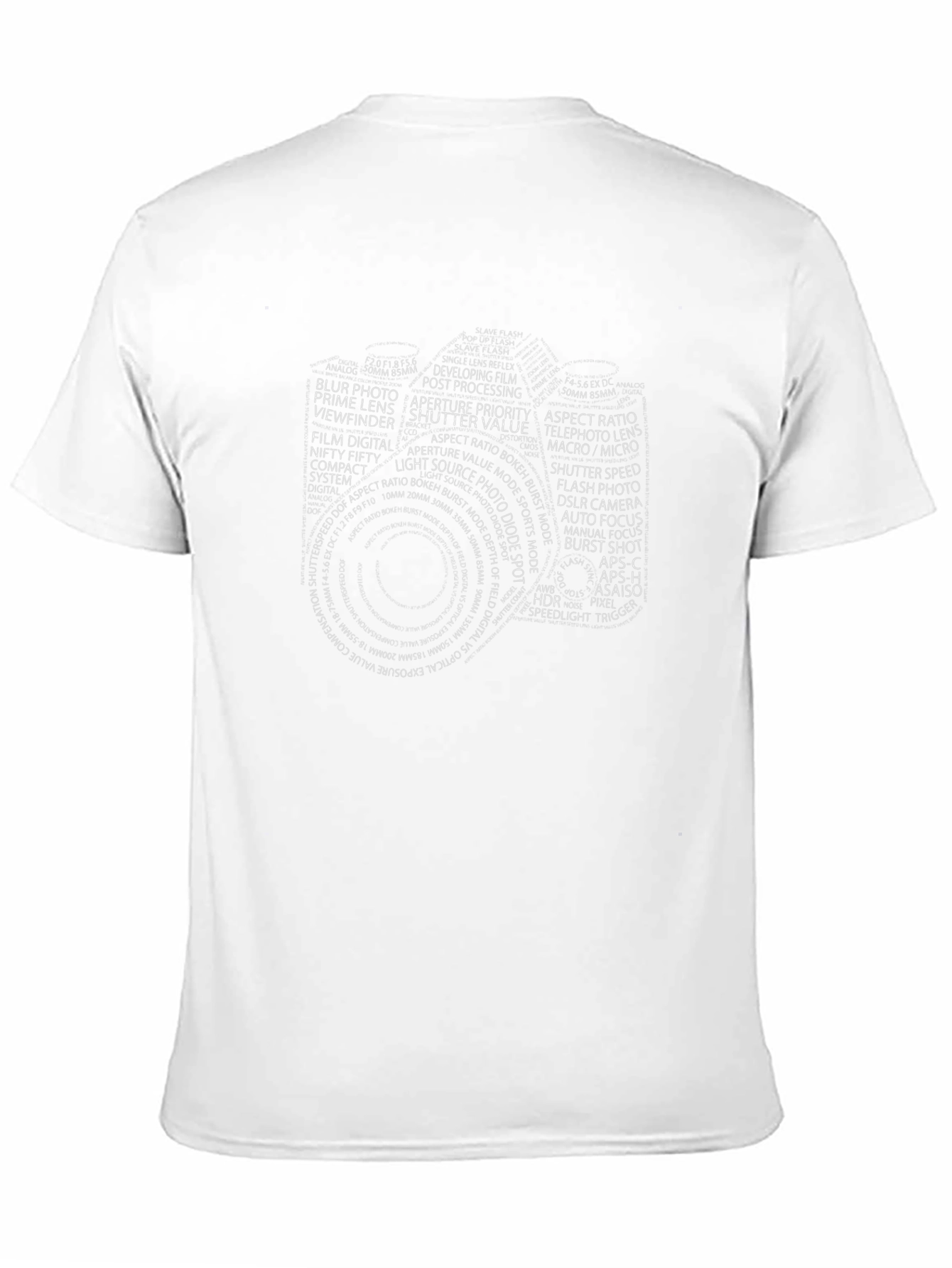 Camera Terminology Graphic Tee - Photographers Shirt