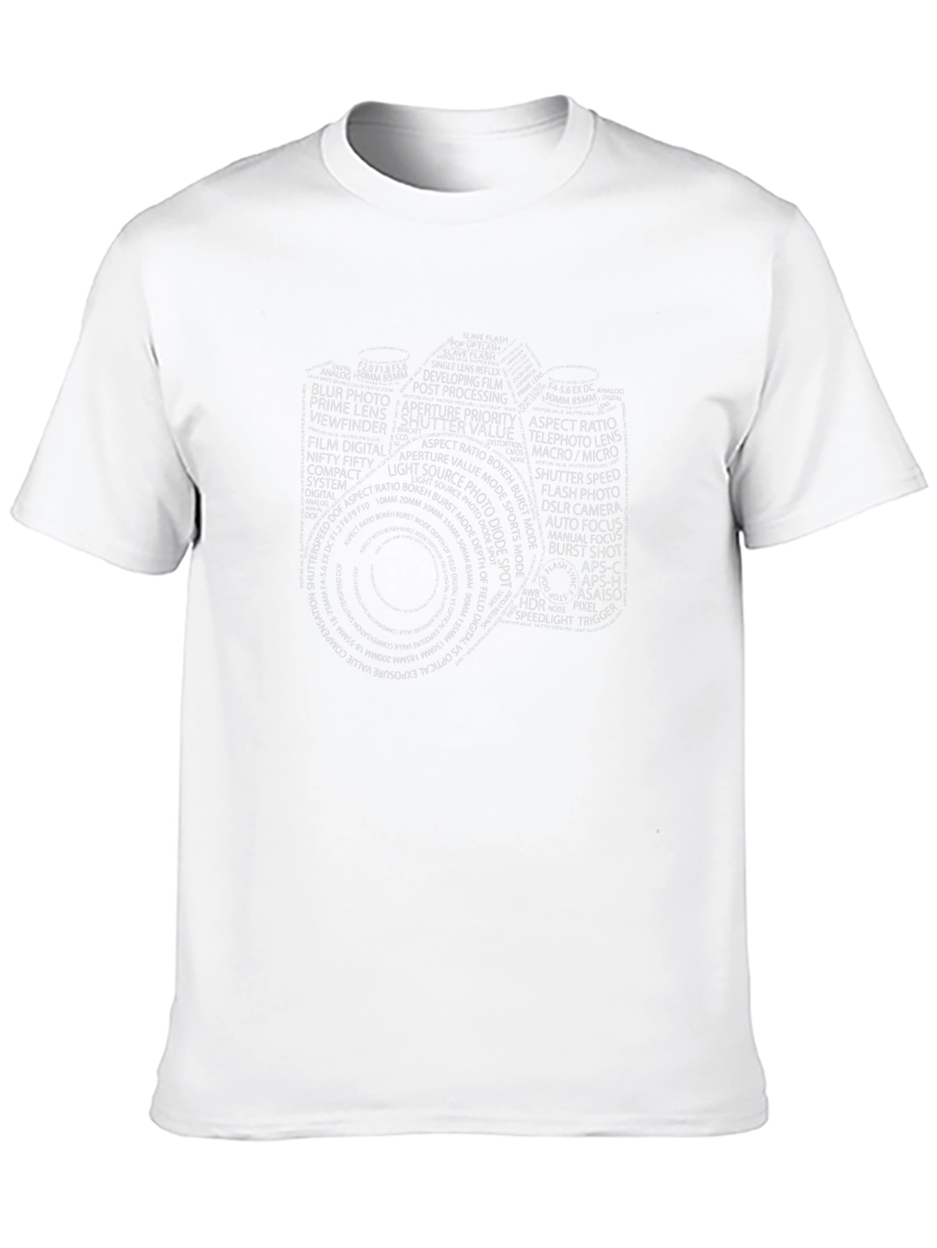 Camera Terminology Graphic Tee - Photographers Shirt