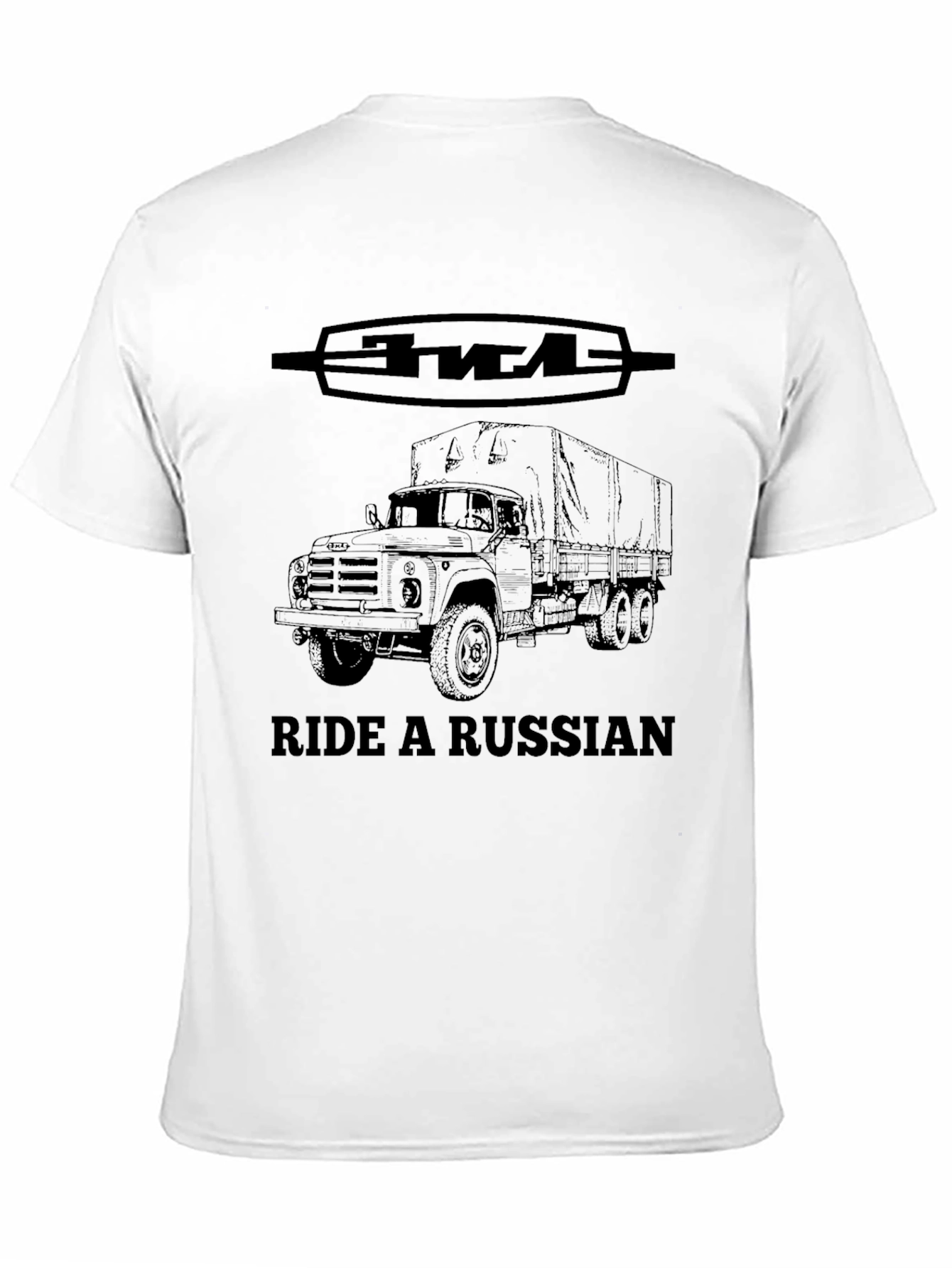 Ride a Russian Truck T-Shirt - Black