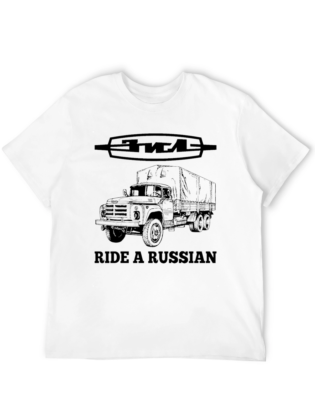 Ride a Russian Truck T-Shirt - Black