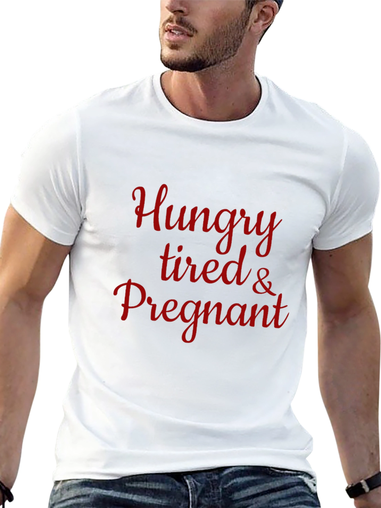 Hungry Tired & Pregnant T-Shirt - Maternity Tee
