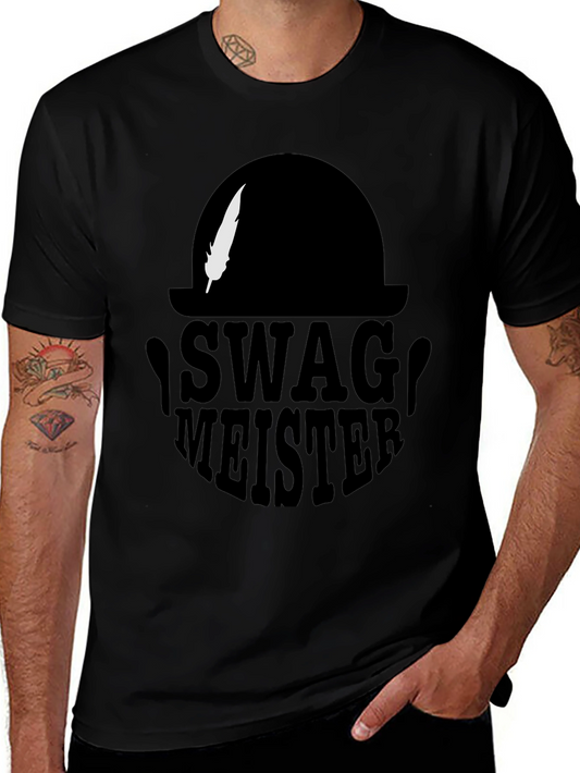 Swag Meister Black T-Shirt - Stylish Graphic Tee