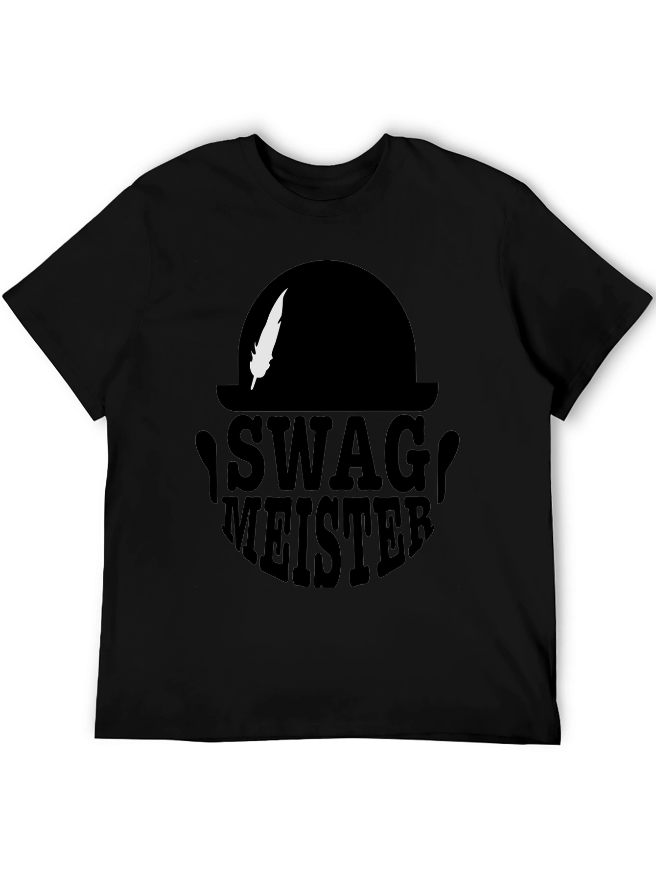Swag Meister Black T-Shirt - Stylish Graphic Tee