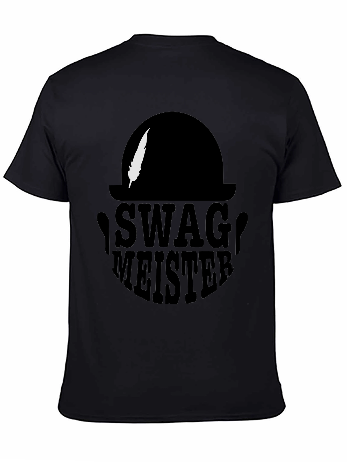 Swag Meister Black T-Shirt - Stylish Graphic Tee