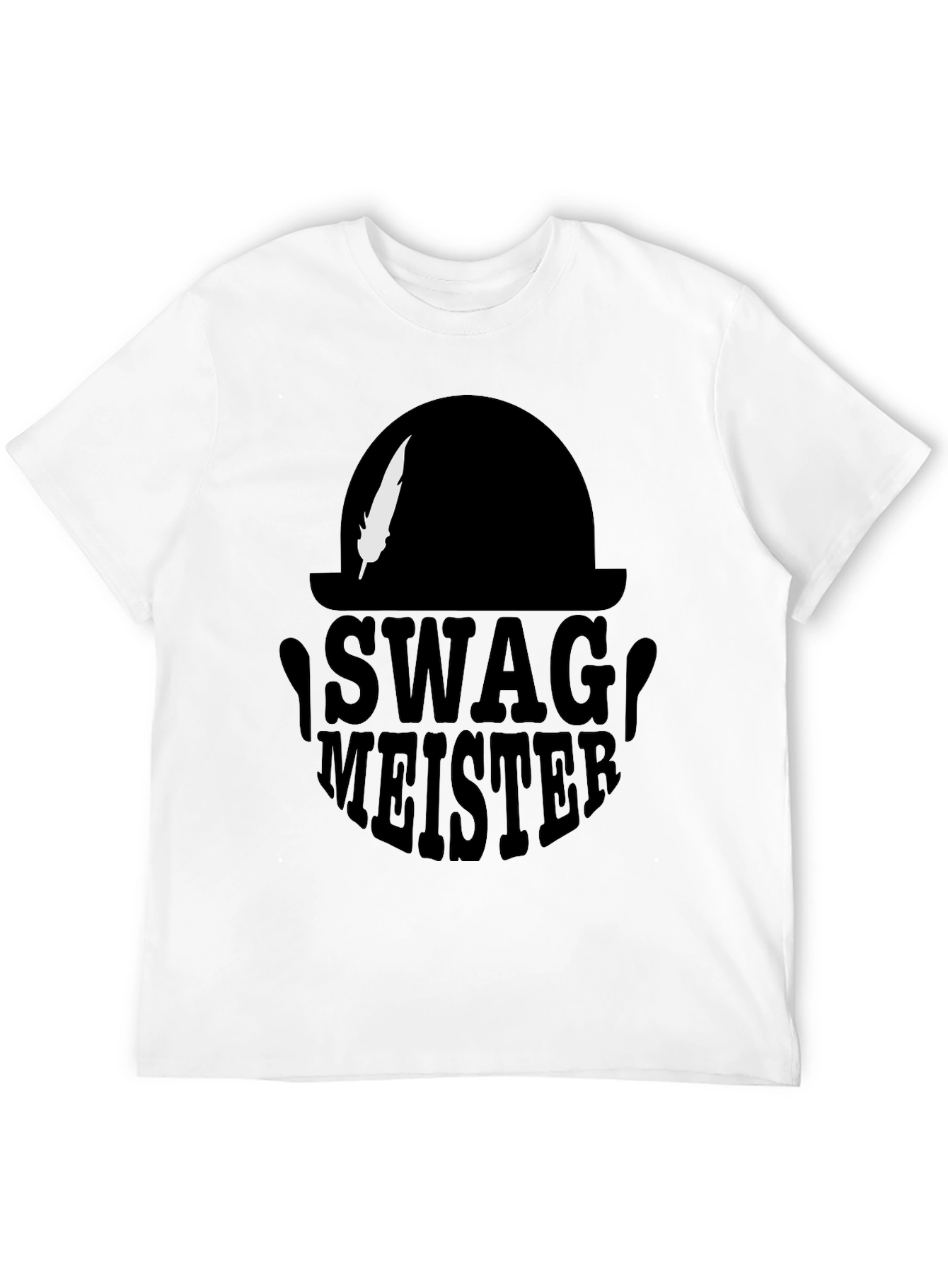 Swag Meister Black T-Shirt - Stylish Graphic Tee
