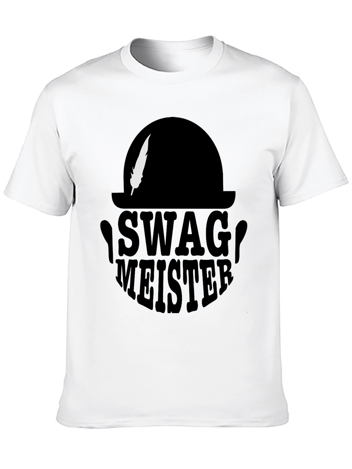 Swag Meister Black T-Shirt - Stylish Graphic Tee