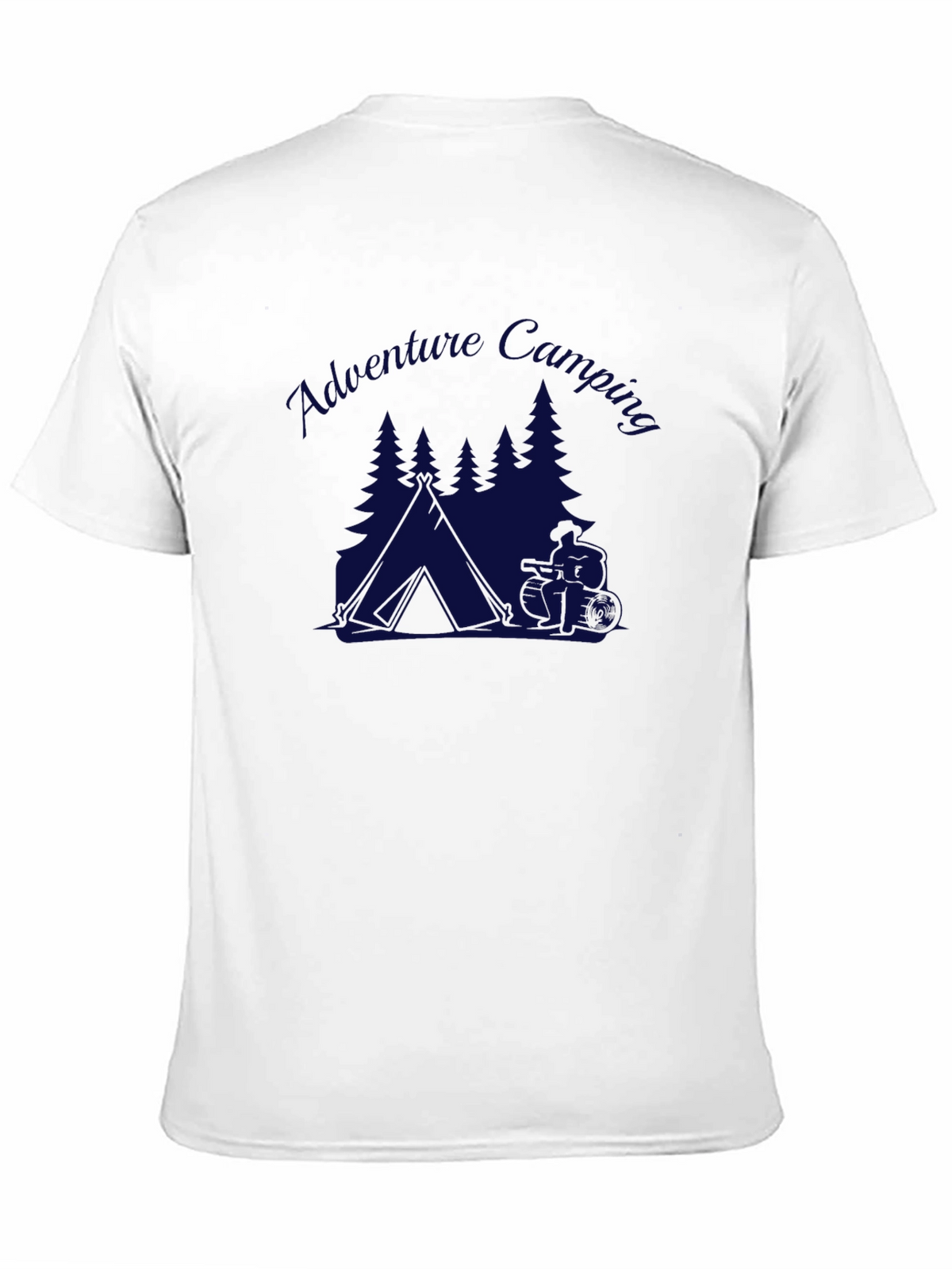 Adventure Camping Graphic Tee - Black