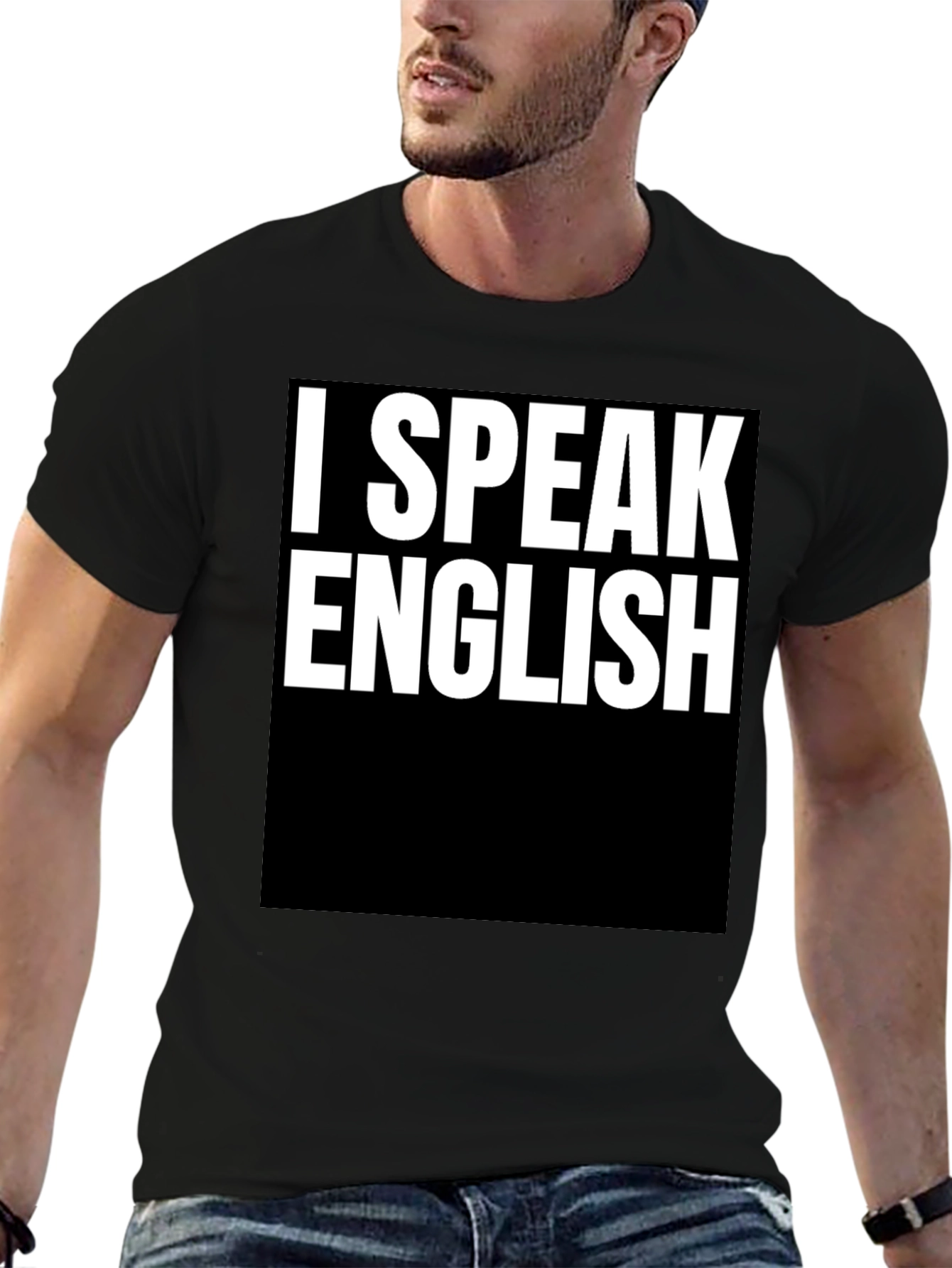 I SPEAK ENGLISH Graphic Tee - Cool Slogan Shirt