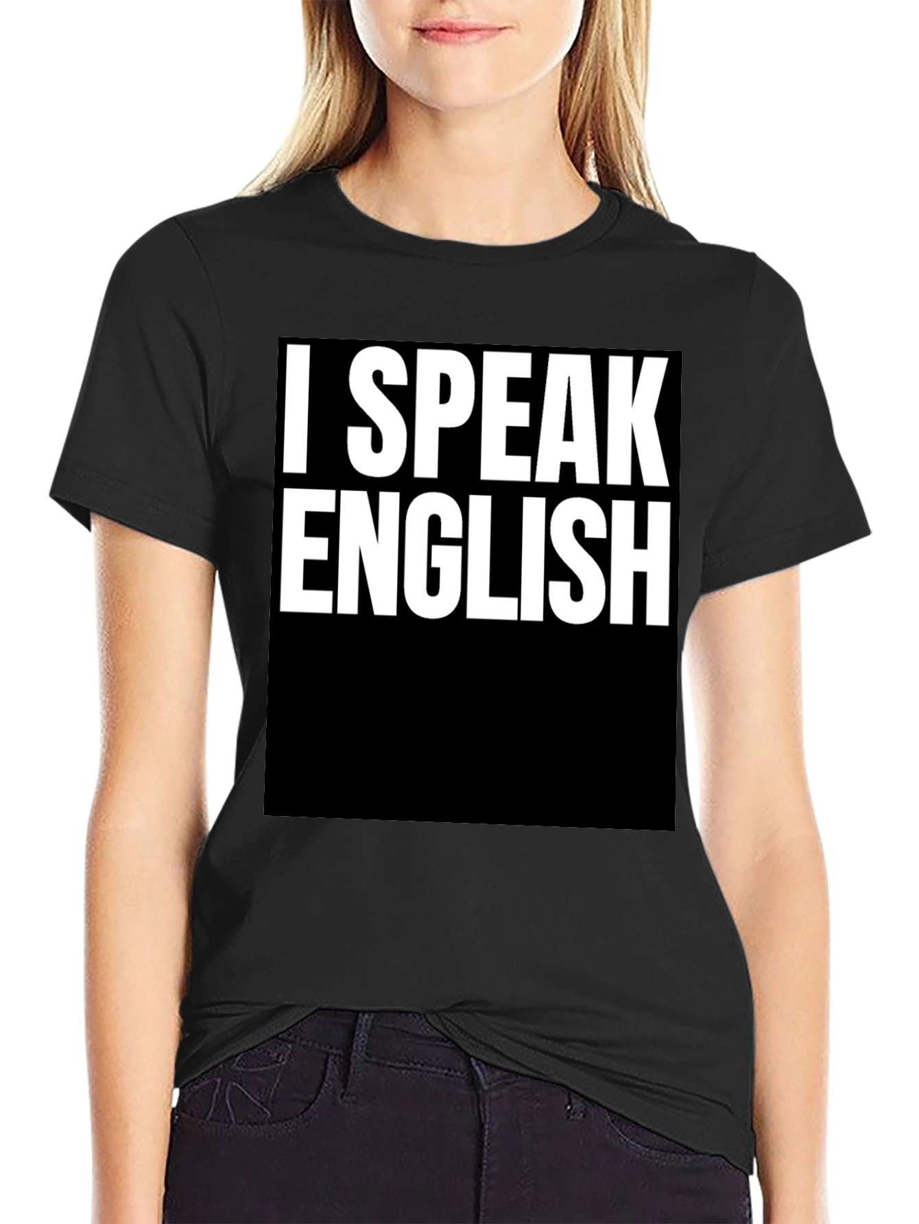I SPEAK ENGLISH Graphic Tee - Cool Slogan Shirt