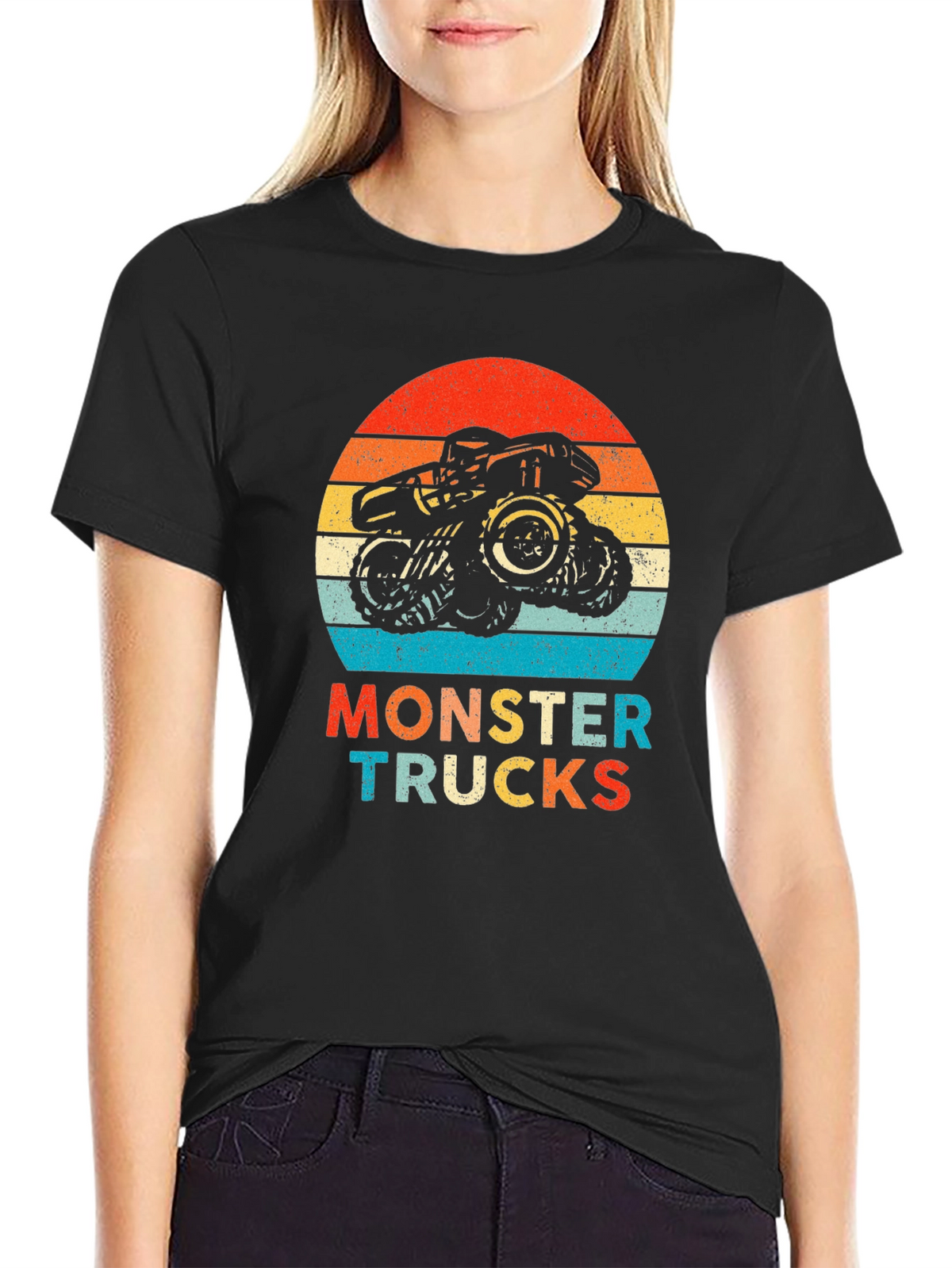 Monster Truck Retro Graphic Tee