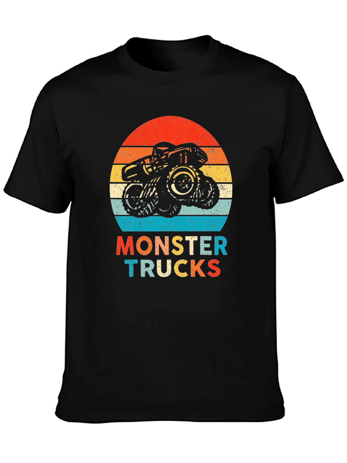 Monster Truck Retro Graphic Tee