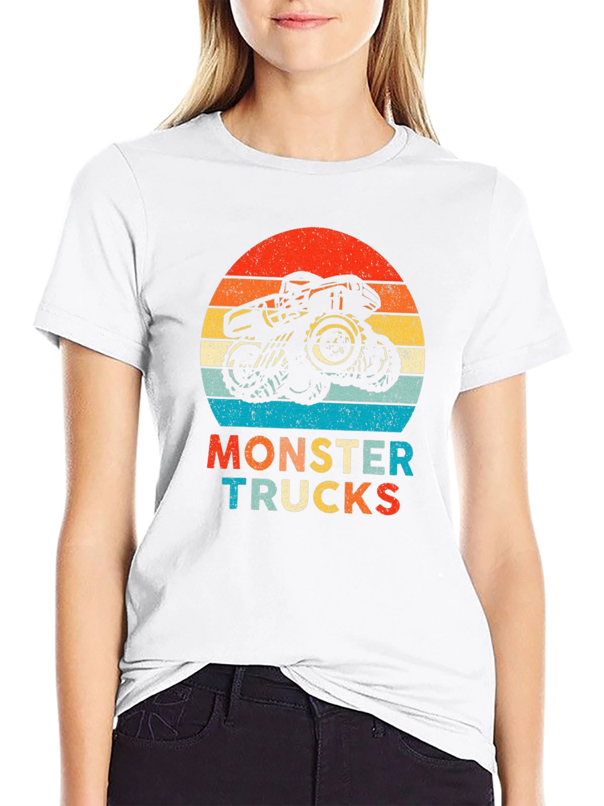 Monster Truck Retro Graphic Tee